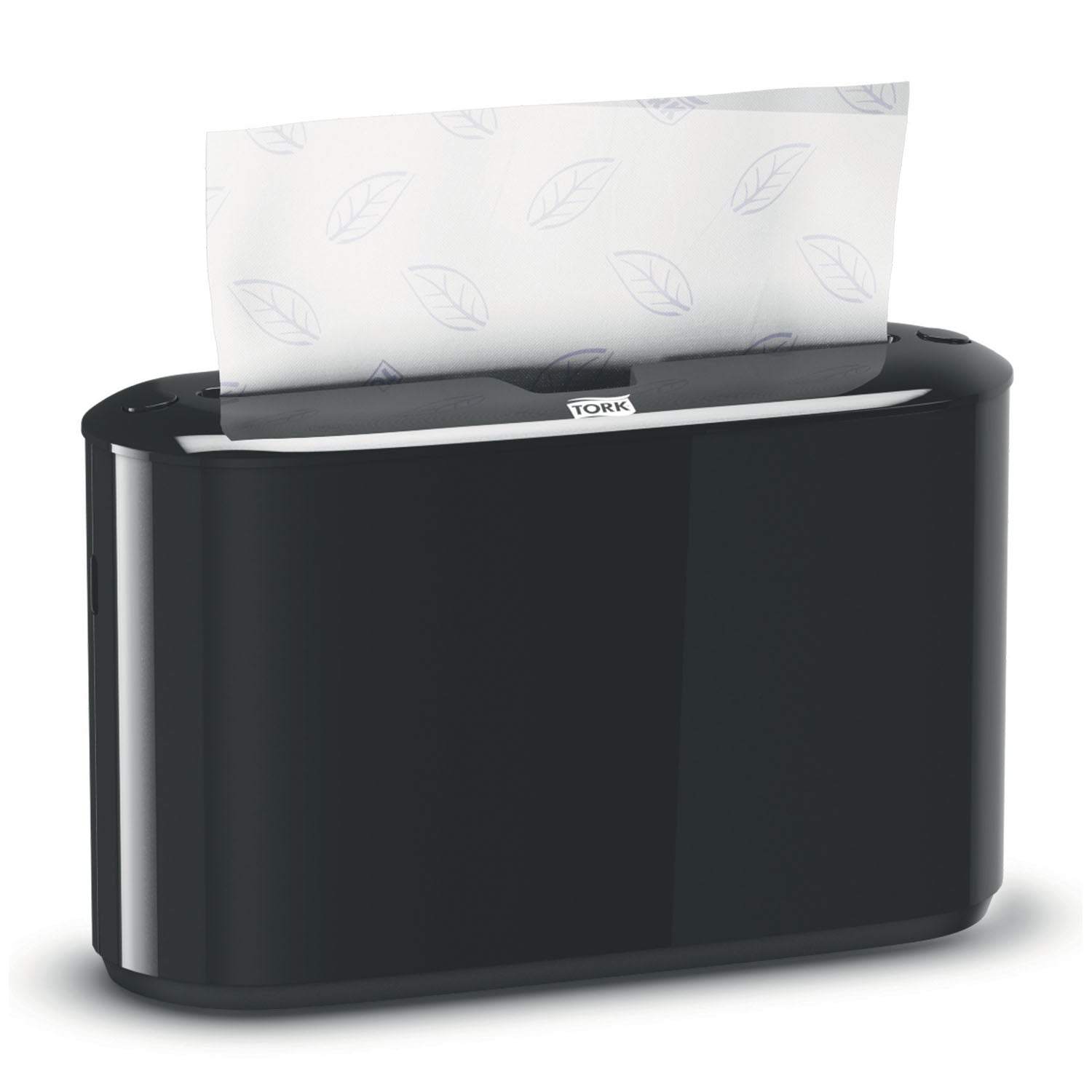 ESSITY TORK XPRESS HAND TOWEL DISPENSERS "Countertop Dispenser, Hand Towel, Multifold, Universal, Plastic, Black, 7.9\" x 12.7\" x 4.6\" (136 cs/plt)"