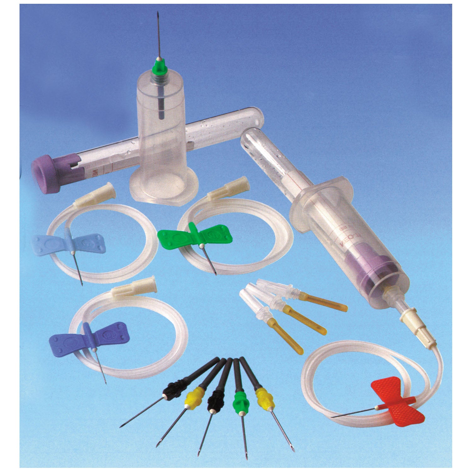 EXEL SCALP VEIN (BUTTERFLY) SETS Butterfly, Winged Infusion Set, 25G x ¾", 12" Tubing, 50/bx
