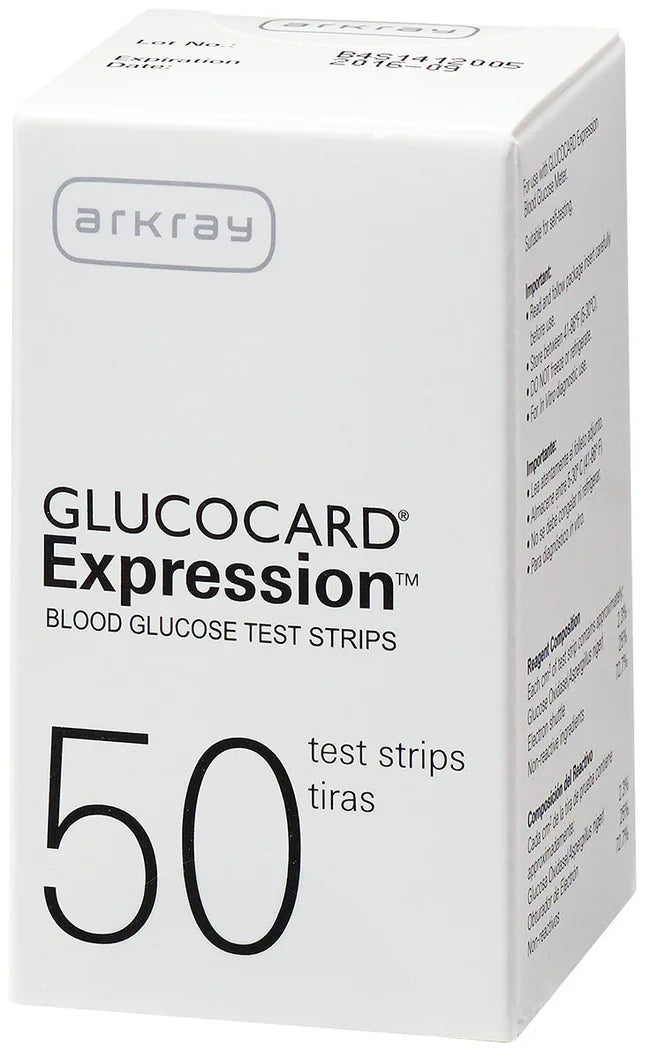 ARKRAY GLUCOCARD® EXPRESSION™ Test Strips, 50/btl
