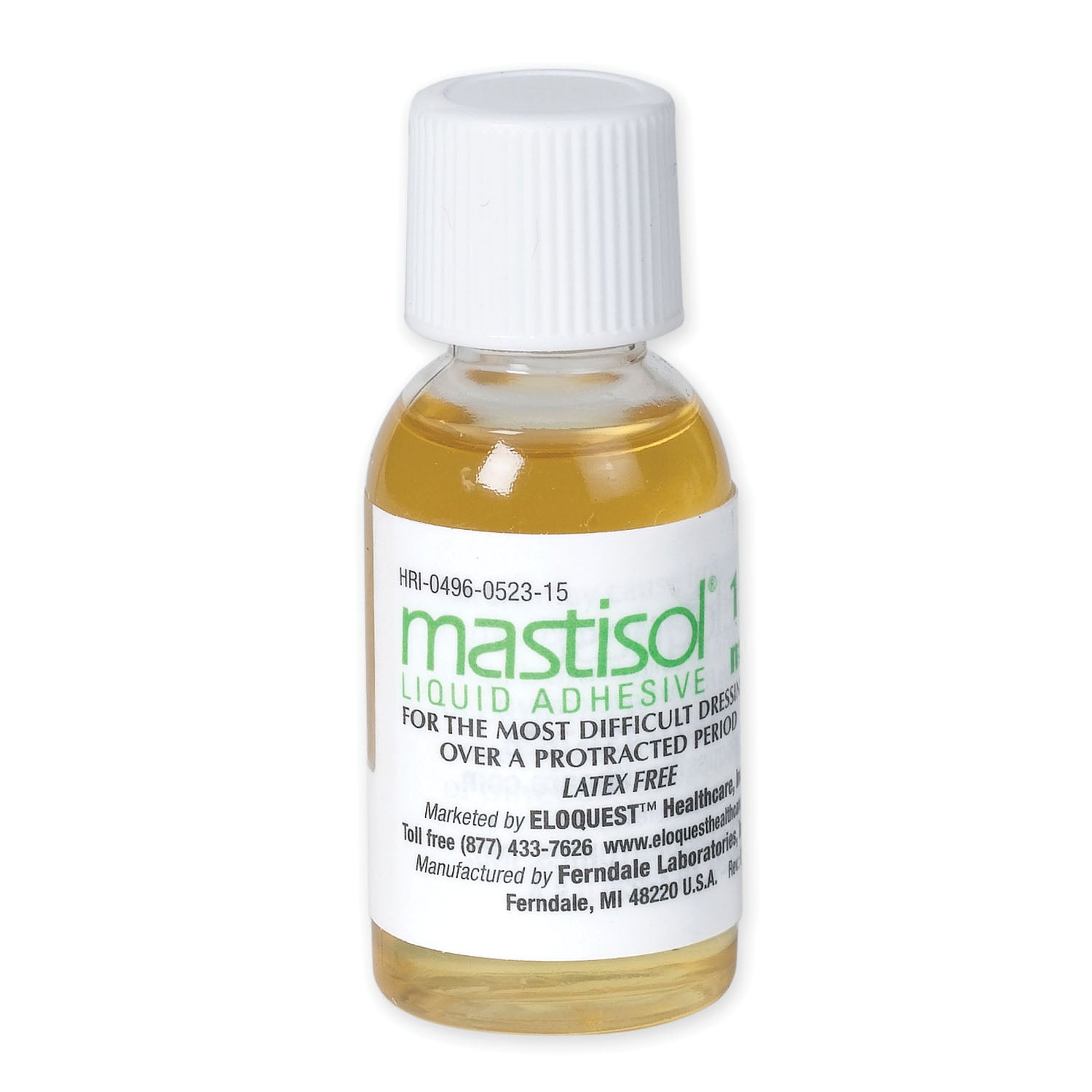 FERNDALE MASTISOL® MEDICAL ADHESIVE Medical Adhesive Unit Dose, 15mL (HAZMAT Fees Apply, cannot ship via Air or to AK, GU, HI, MP, PR, VI)