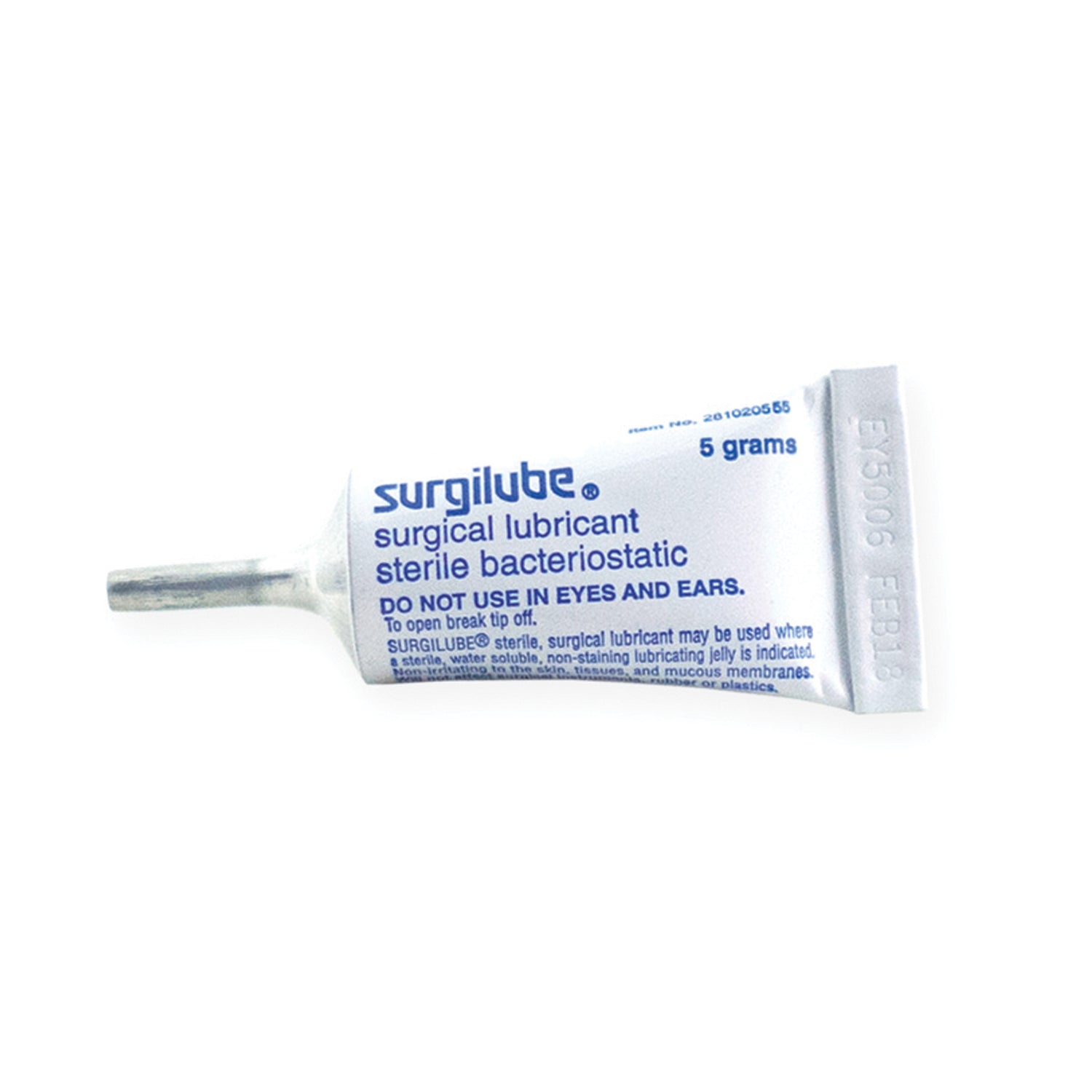 HR® SURGILUBE® SURGICAL LUBRICANT SURGILUBE® 5gm Tube (Metal Tube - Elongated Tip), 48/bx