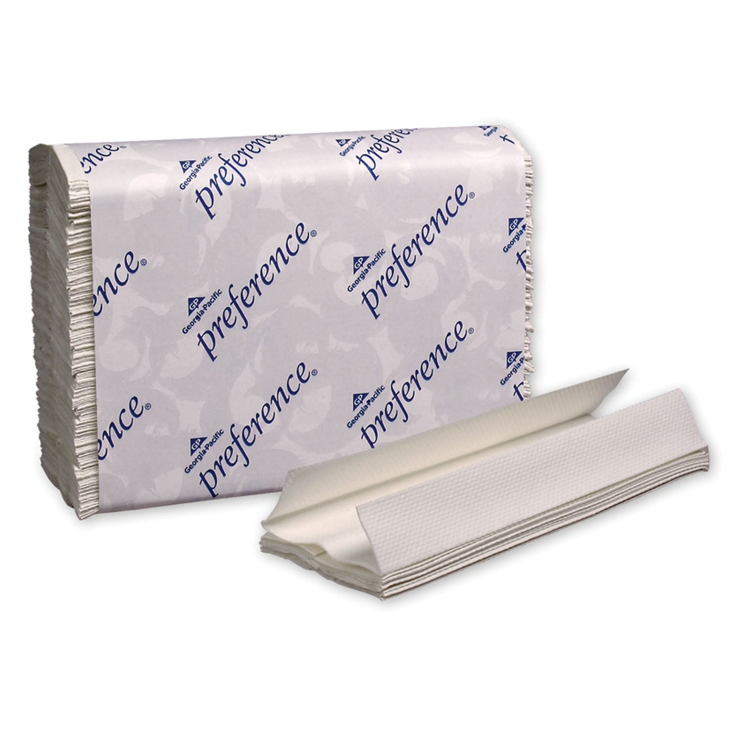GEORGIA-PACIFIC PREFERENCE® TOWELS "C-Fold Paper Towels, Paper Band, White, 101/4\" x 131/2\" Sheets, 200 ct/pk, 12 pk/cs (40 cs/plt)"