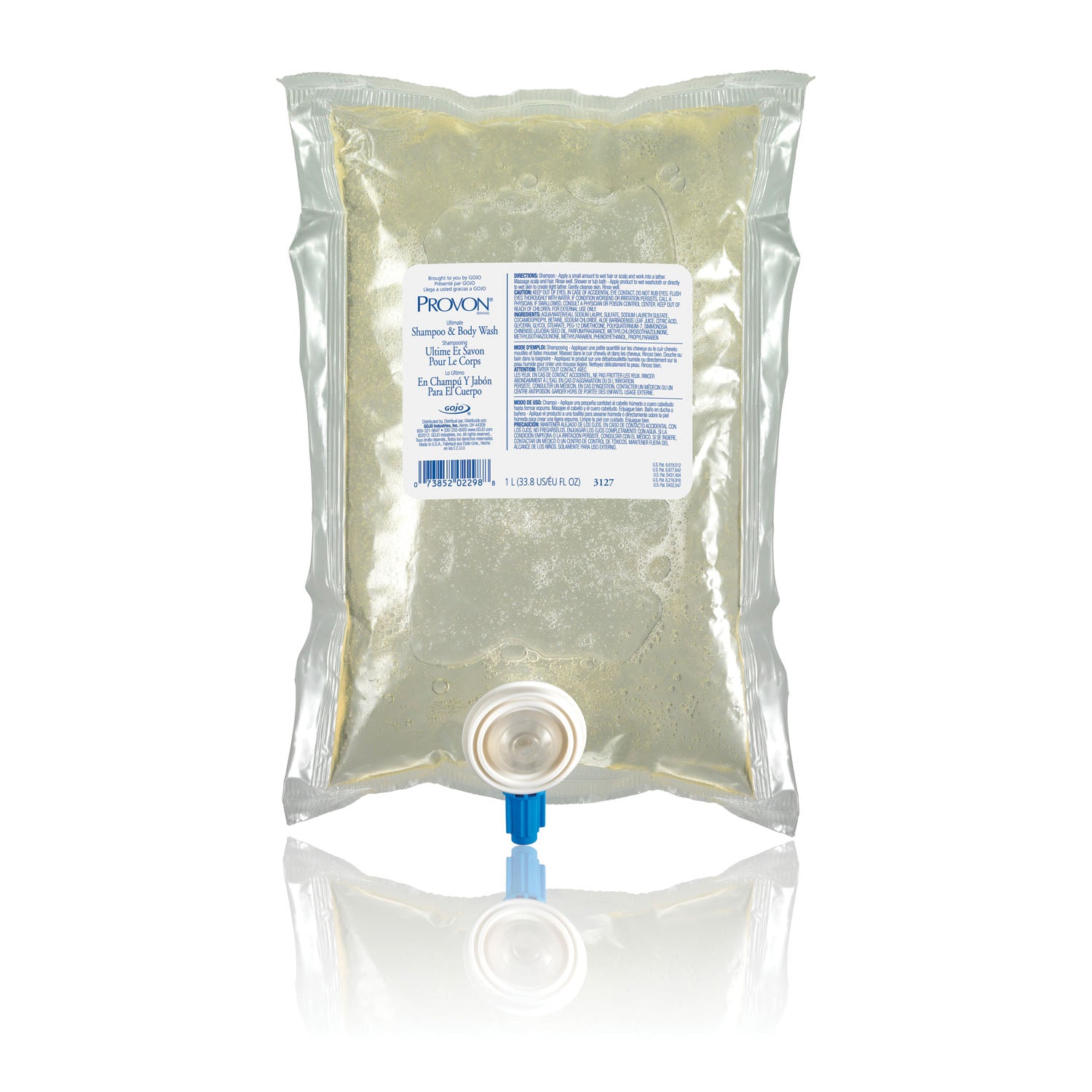GOJO PROVON® ULTIMATE SHAMPOO & BODY WASH NXT® Shampoo & Body Wash, 1000mL, 8/cs (96 cs/plt)