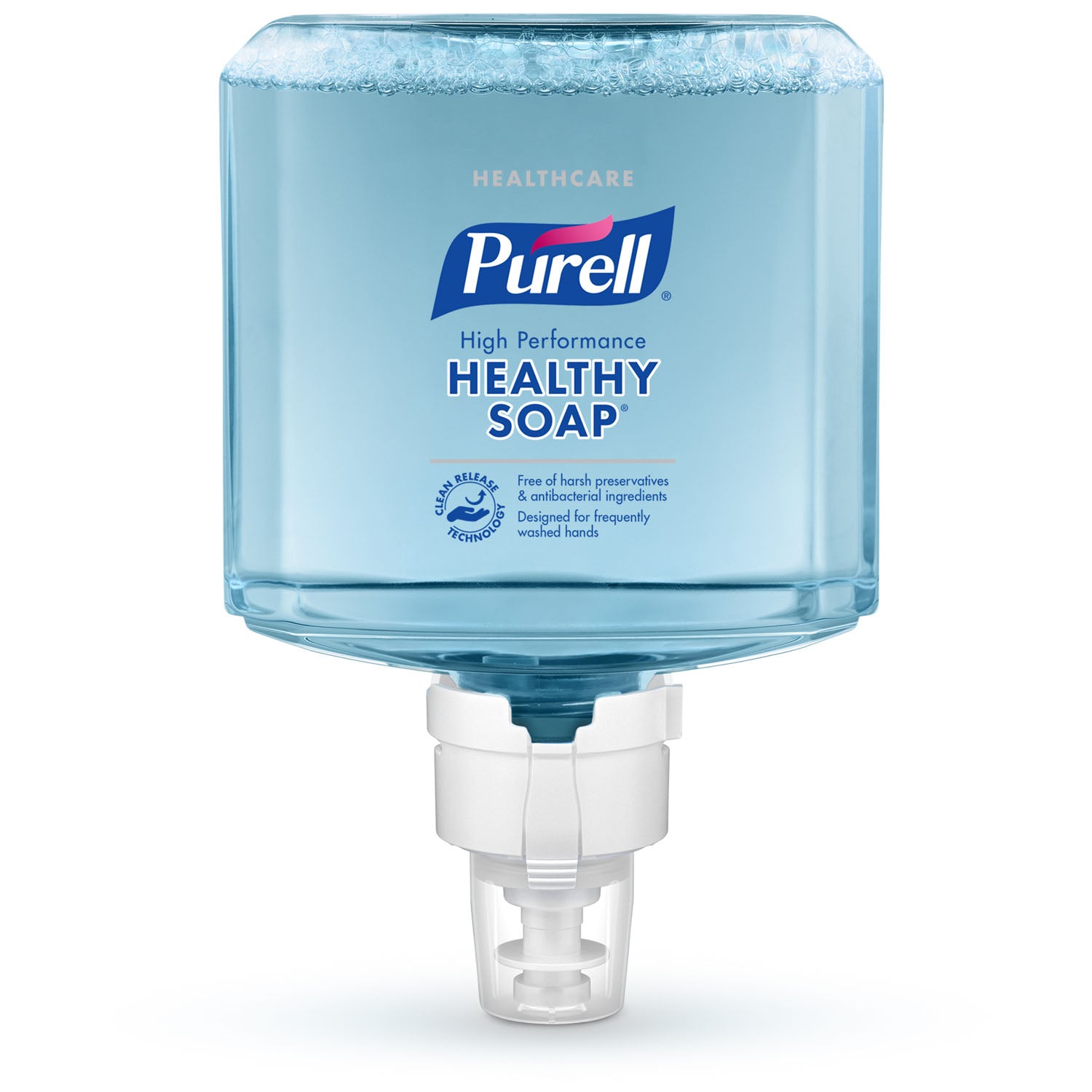 GOJO PURELL® ES8 DISPENSERS & REFILLS Healthcare CRT Healthy Soap® High Performance Foam, 1200 ml, Clear, 2/cs (200 cs/plt)