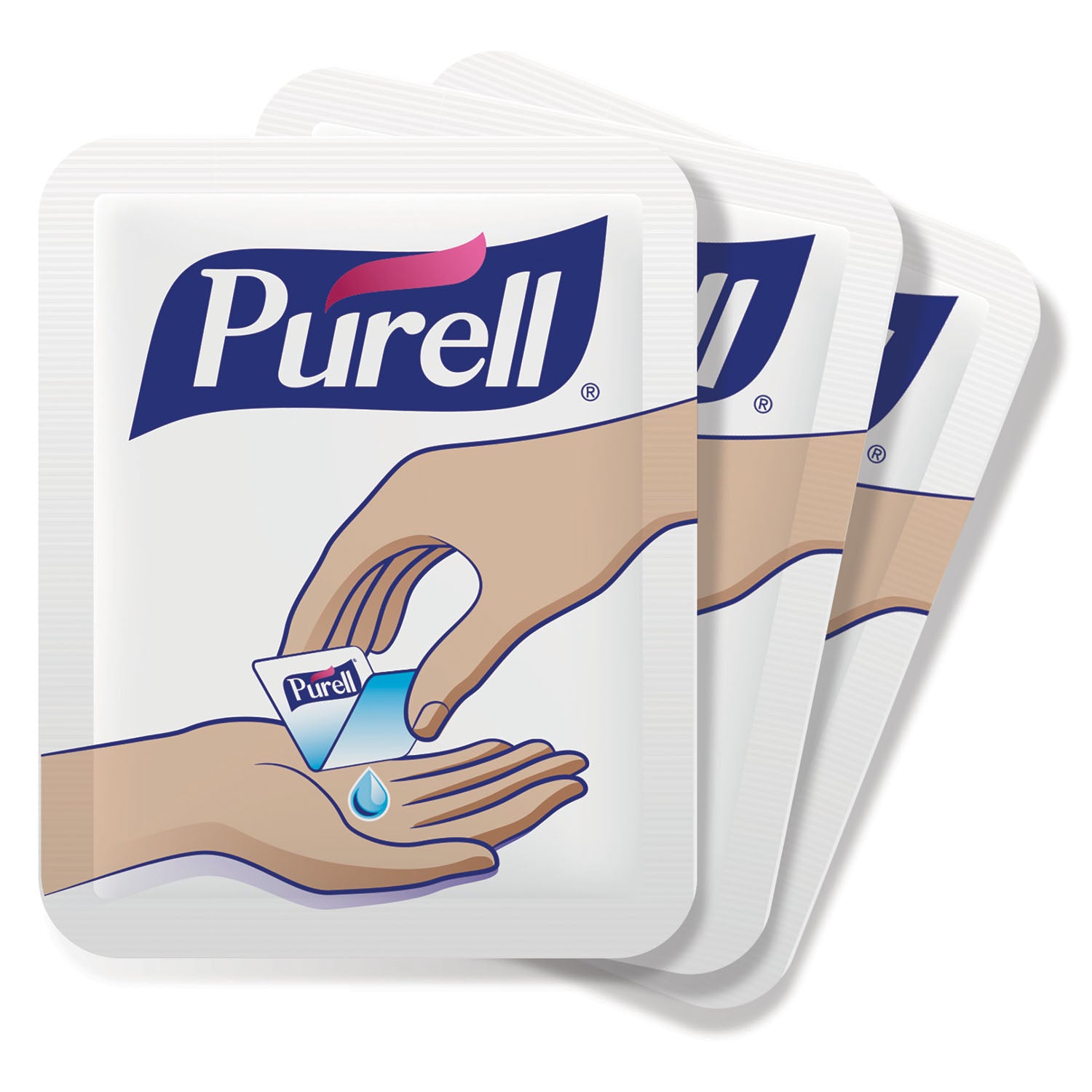GOJO PURELL® ADVANCED Instant Hand Sanitizer, 0.04 oz (1.2ml) Individual Packet, Bulk, 2000/cs (HAZMAT Fees Apply, cannot ship via Air or to AK, GU, HI, MP, PR, VI)