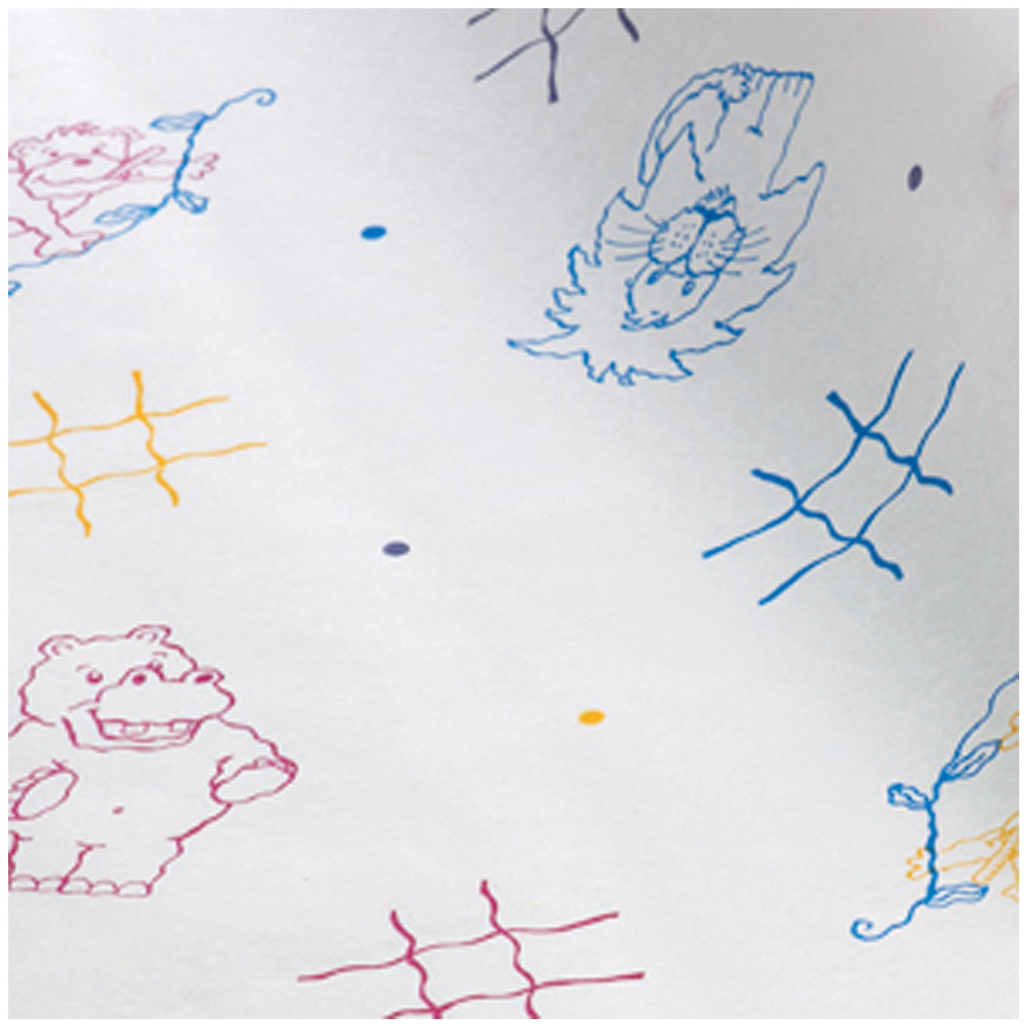 GRAHAM MEDICAL QUALITY PEDIATRIC EXAM TABLE PAPER "PediaPals® Animal Print Table Paper, 21\" x 125 ft, 12/cs"
