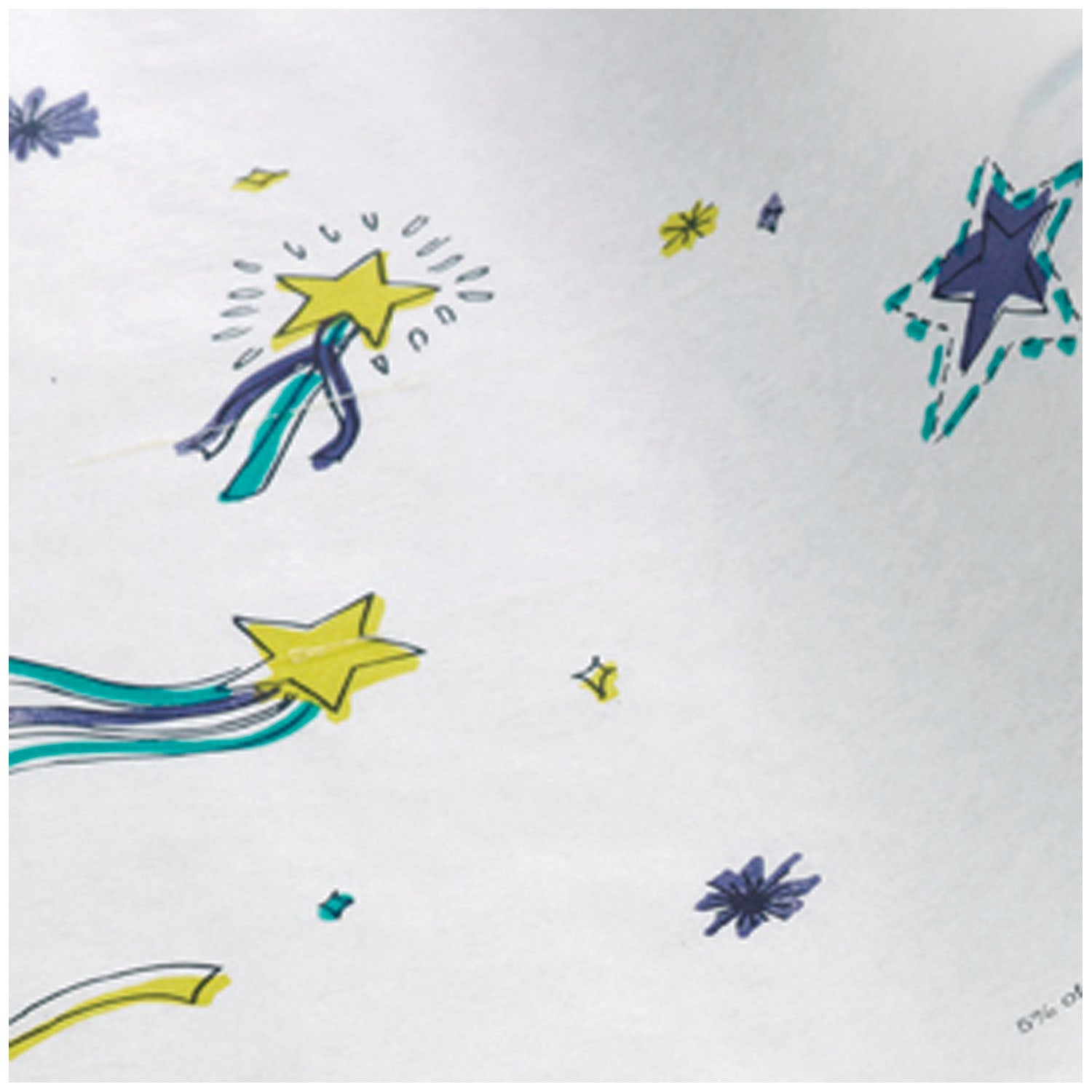 GRAHAM MEDICAL QUALITY PEDIATRIC EXAM TABLE PAPER "Stars of Hope® Table Paper (5% of Sales Donated to Childhood Cancer Research), 21\" x 125 ft, 12/cs"