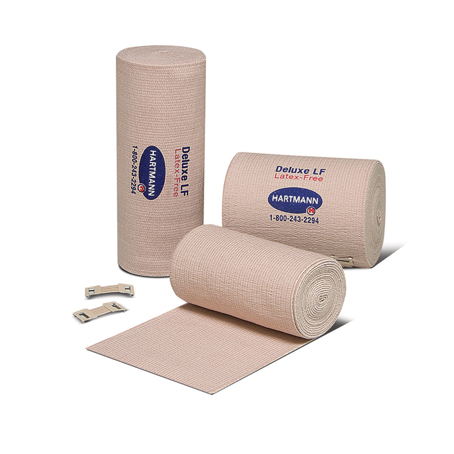 HARTMANN USA DELUXE® 480® LF ELASTIC BANDAGES Bandage, Elastic, 4" x 11 yds, Double Length, Sterile, 6/bx