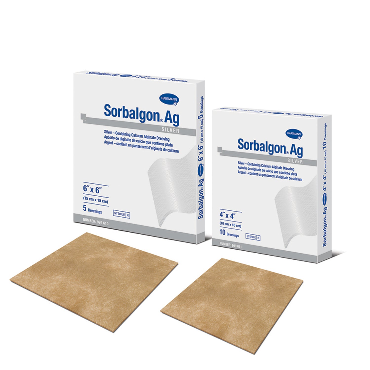 HARTMANN USA SORBALGON® AG SILVER CALCIUM ALGINATE DRESSING "Silver Calcium Alginate Dressing, 1\" x 12\" Rope, Sterile, Latex Free "