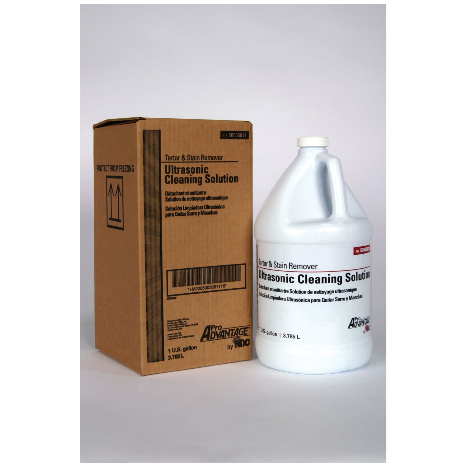 PRO ADVANTAGE® ULTRASONIC CLEANING SOLUTIONS Tartar & Stain Solution, Gallon, 4/cs