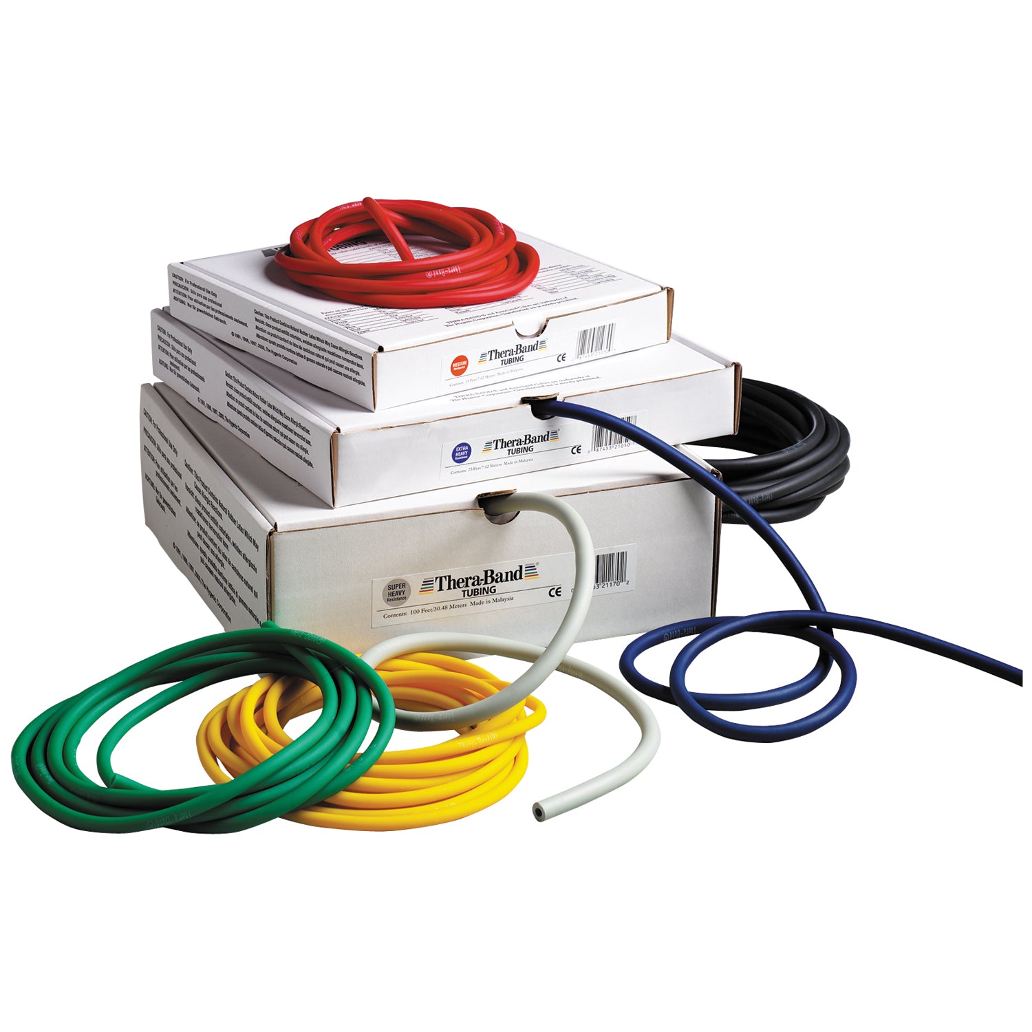 PERFORMANCE HEALTH THERABAND PROFESSIONAL Resistance Tubing, Black/ Special Heavy, 100 ft Dispenser Box, 4 ea/cs (Part Number Change COMING SOON)
