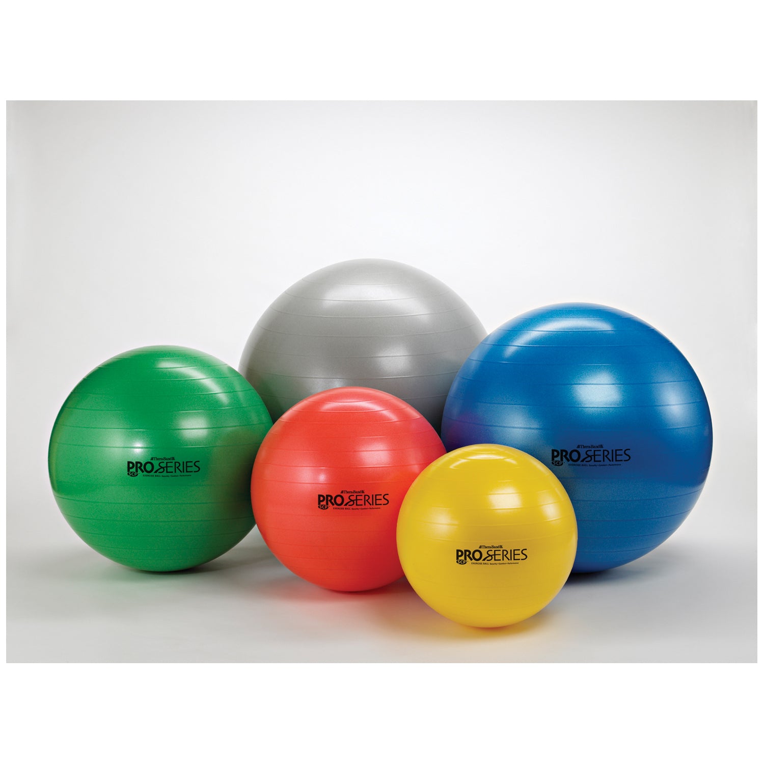 PERFORMANCE HEALTH THERABAND PRO SERIES SCP™ EXERCISE BALLS "PRO SERIES SCP ™ Ball, 45cm / Yellow, For Body Height 4'7\"-5'0\" (Part Number Change COMING SOON)"
