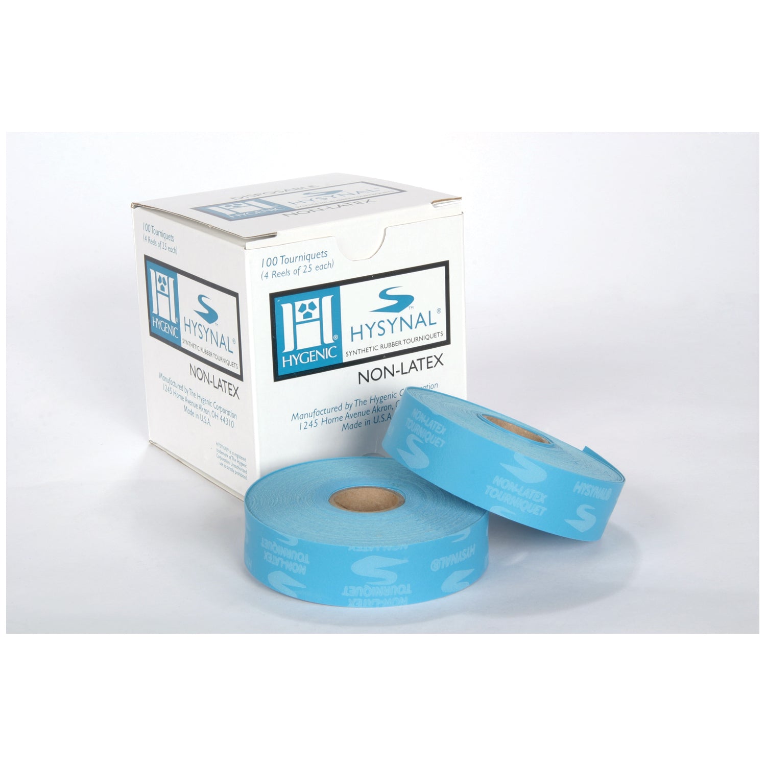 PERFORMANCE HEALTH HYSYNAL® SYNTHETIC RUBBER DISPOSABLE TOURNIQUET STRAPS "Tourniquet Straps, 1\" x 18\" x .025\", 25/rl, 4 rl/bx, 10 bx/cs (Part Number Change COMING SOON)"