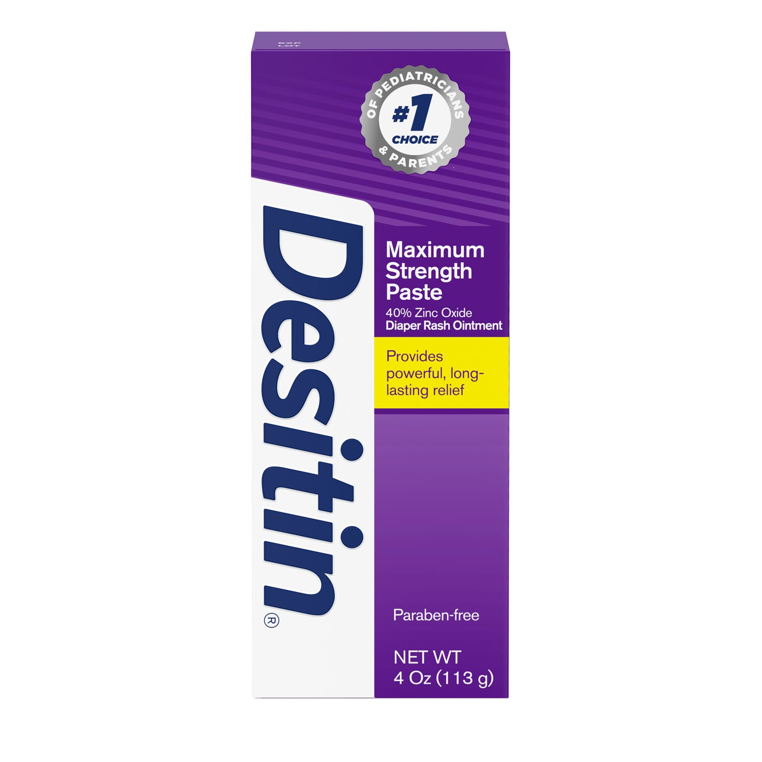 KENVUE DESITIN® OINTMENTS & CREAMS Desitin Ointment, Maximum Strength, 4 oz, 36/cs