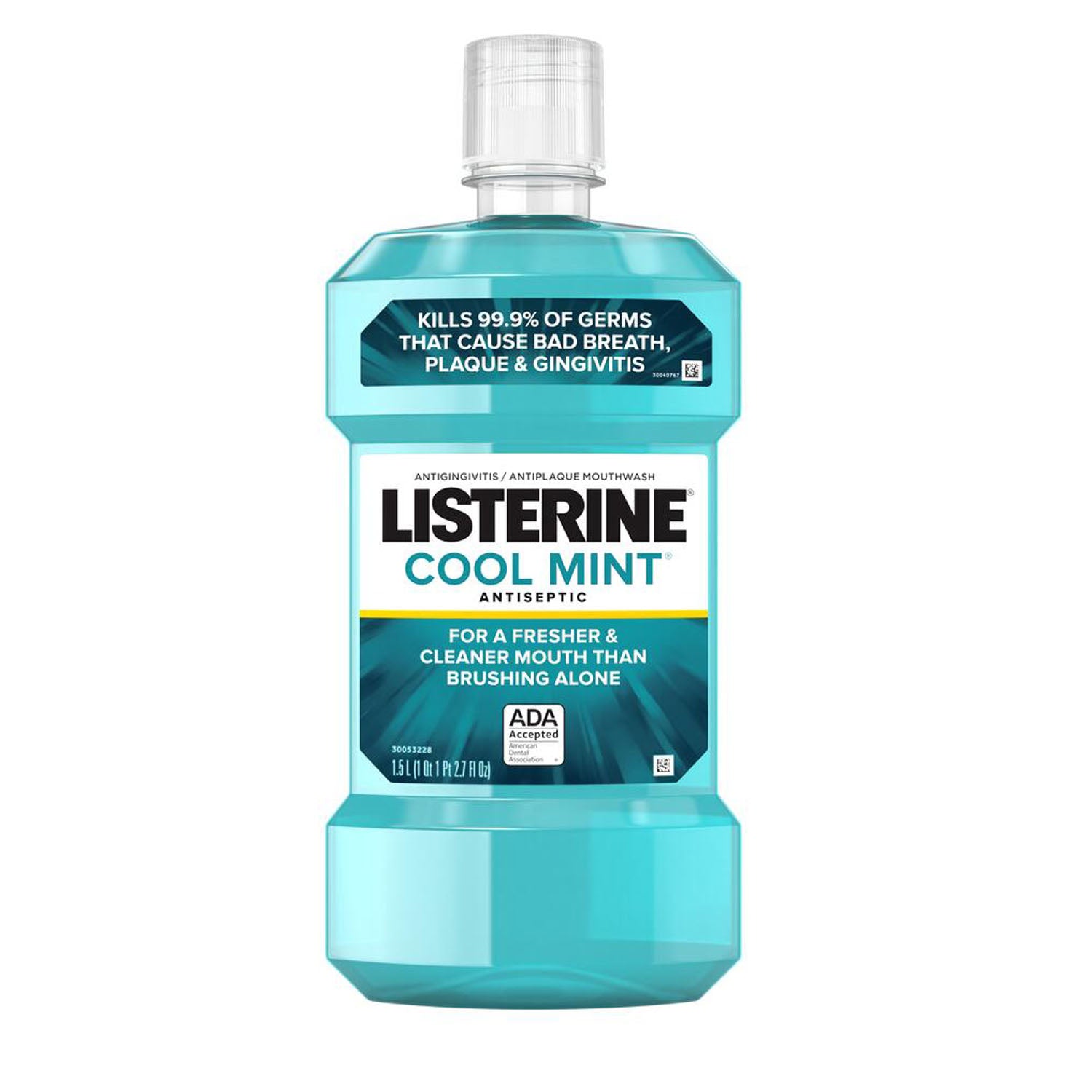 KENVUE LISTERINE® Cool Mint Listerine, 1.5 Liter, 6/cs (Pricing Subject to Change without Prior Notification)