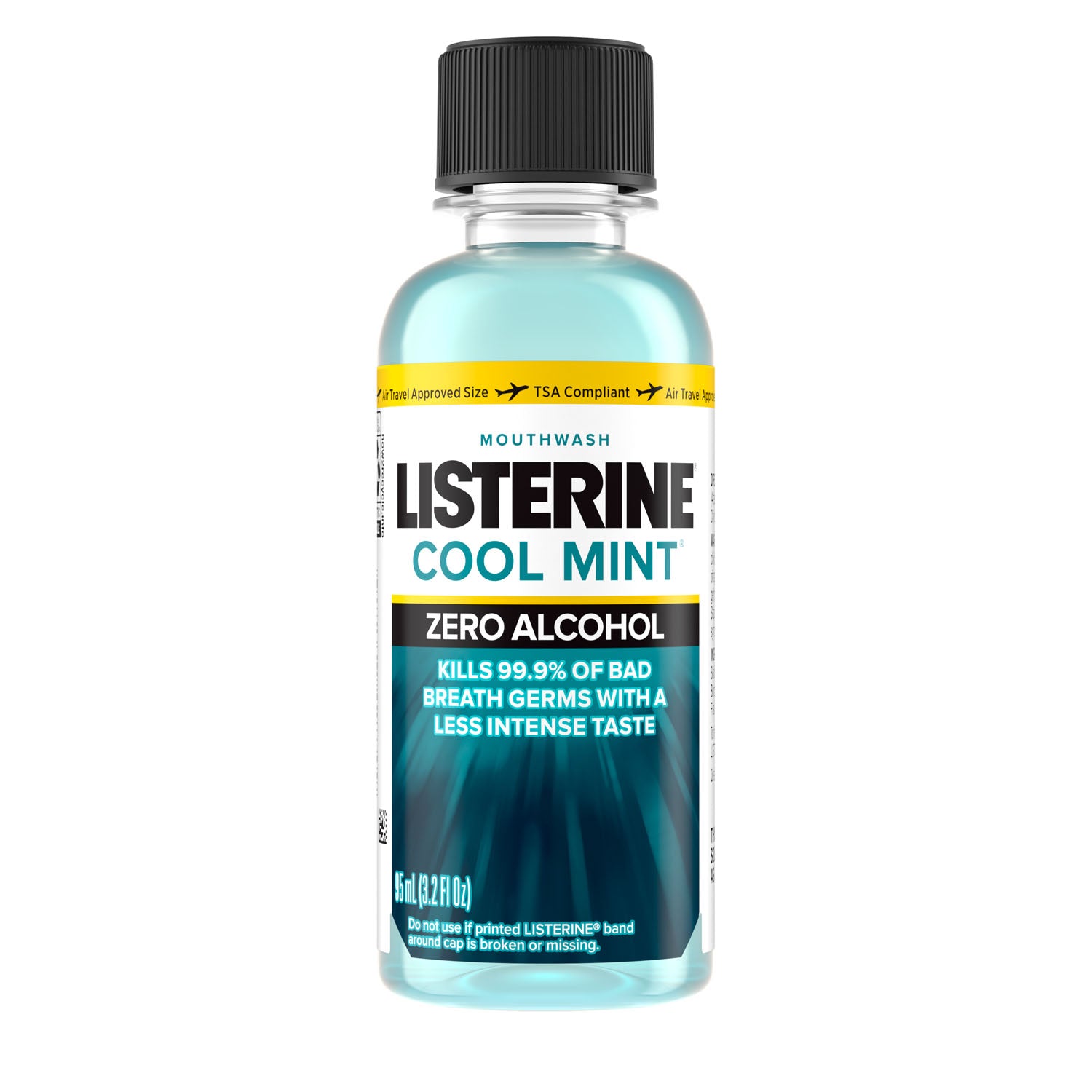 KENVUE LISTERINE® Listerine® Zero™ Mouthwash, Clean Mint, 95mL (3.2 oz), 24/cs (176 cs/plt) (Continental US+HI Only)