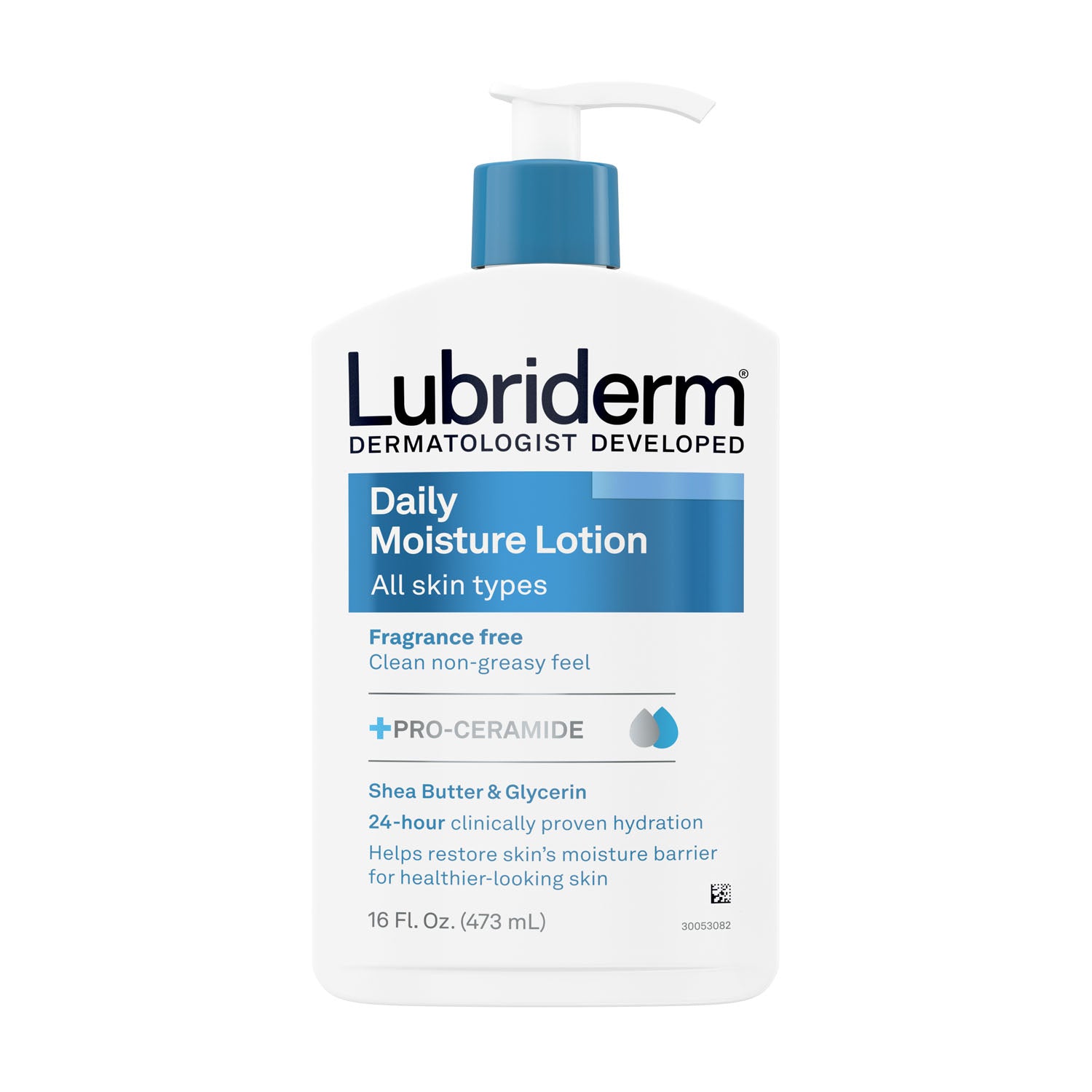 KENVUE Lubriderm, Unscented, 16 oz, 3/bx (Pricing Subject to Change without Prior Notification)