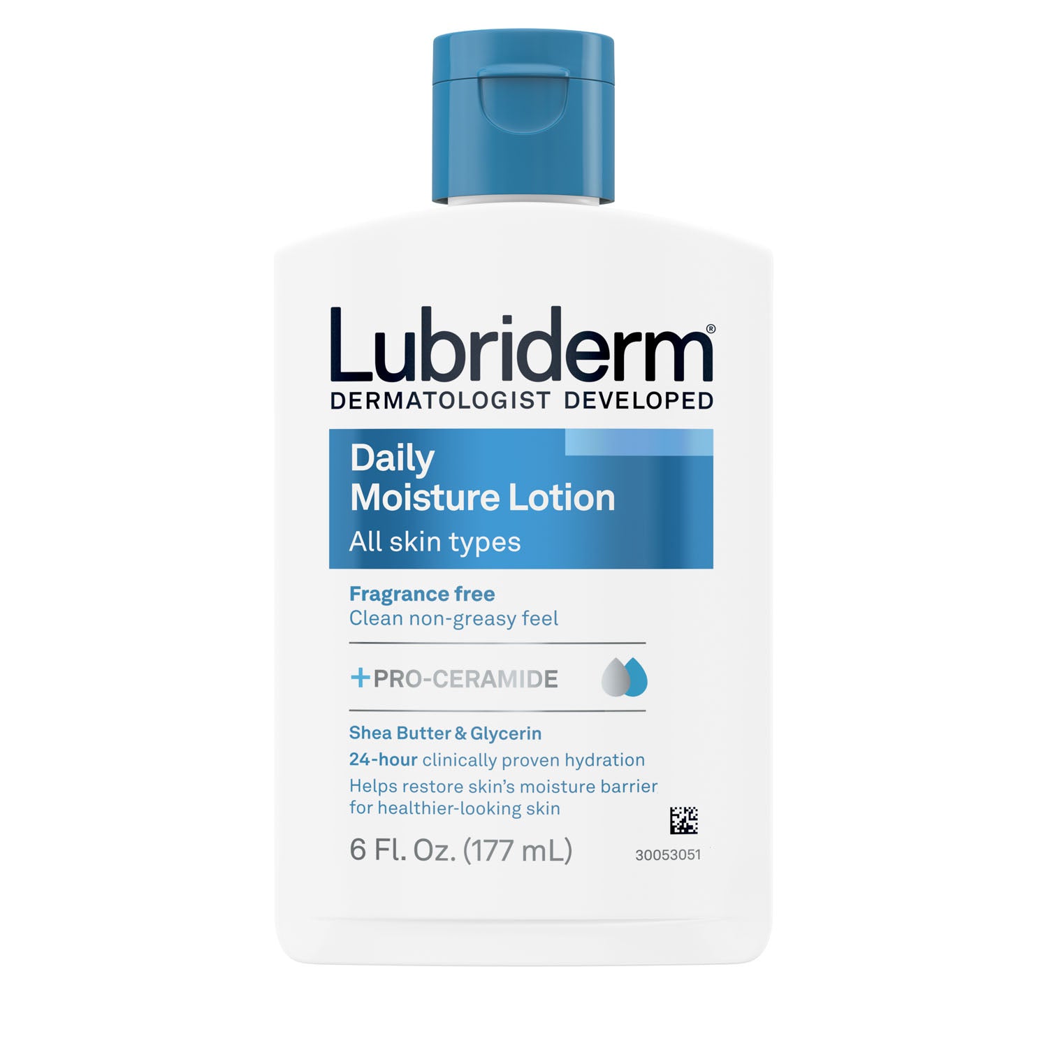 KENVUE LUBRIDERM Lubriderm, Unscented, 6 oz, 6/pkg