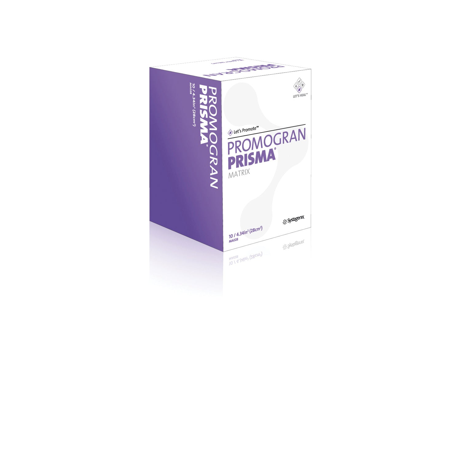 SOLVENTUM ACELITY PROMOGRAN® PRISMA MATRIX WOUND DRESSING Dressing, 4.34" Sq, 10/bx, 4 bx/cs