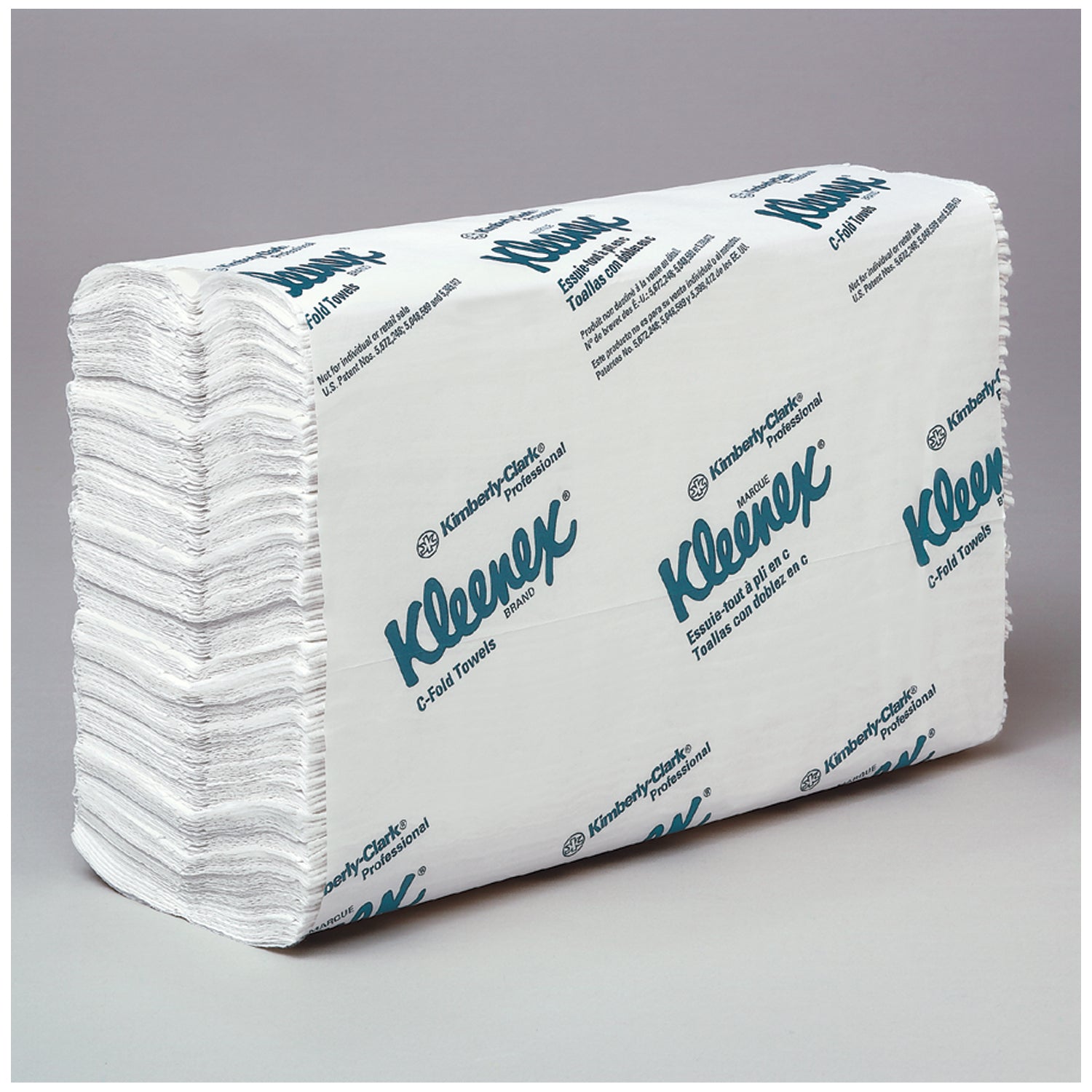 KIMBERLY-CLARK FOLDED TOWELS Kleenex® C-Fold Towels, 1-Ply, 150 sheets/pk, 16 pk/cs
