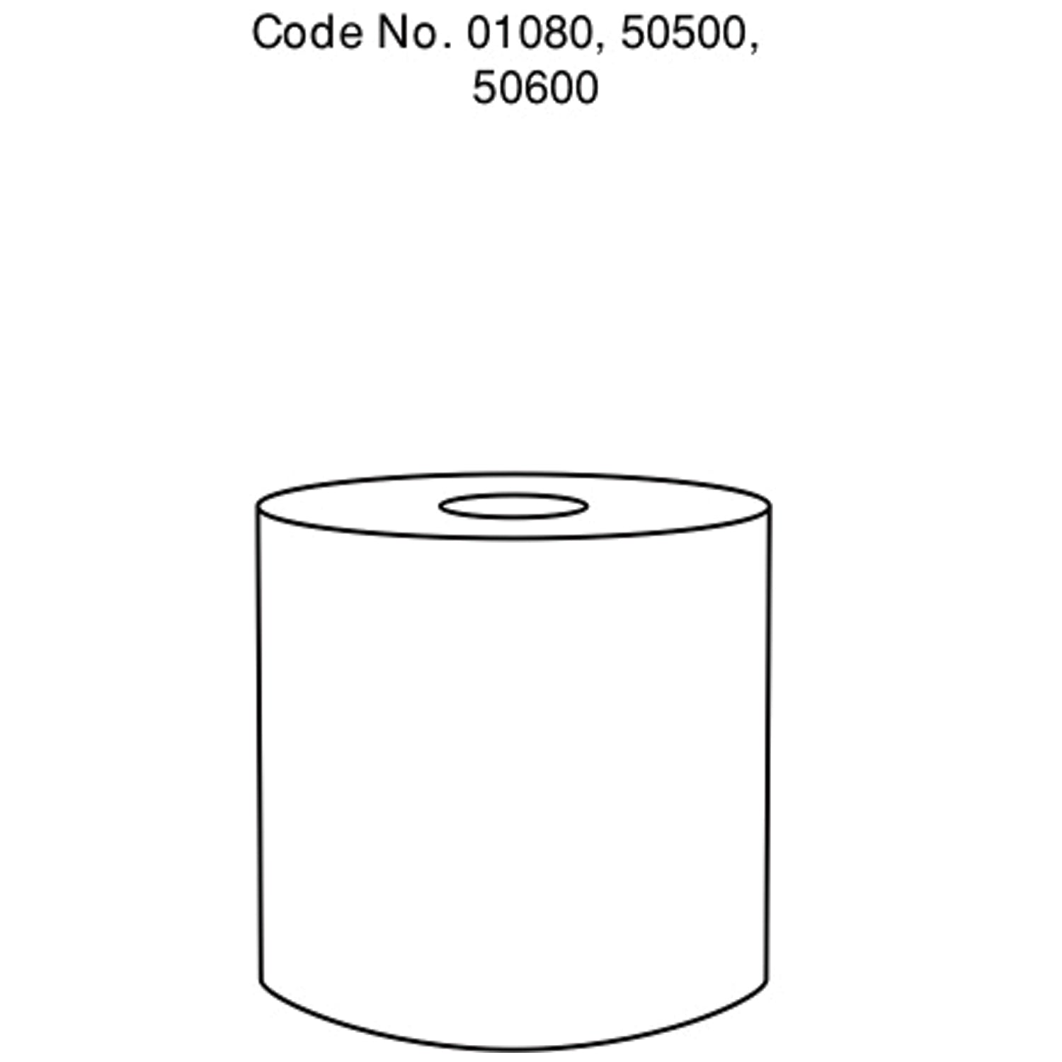 KIMBERLY-CLARK HARD ROLL TOWELS "Kleenex® Hard Roll Towels, White, 8\" x 600, 13/4\" Core, 600 sheets/rl, 6rl/cs "