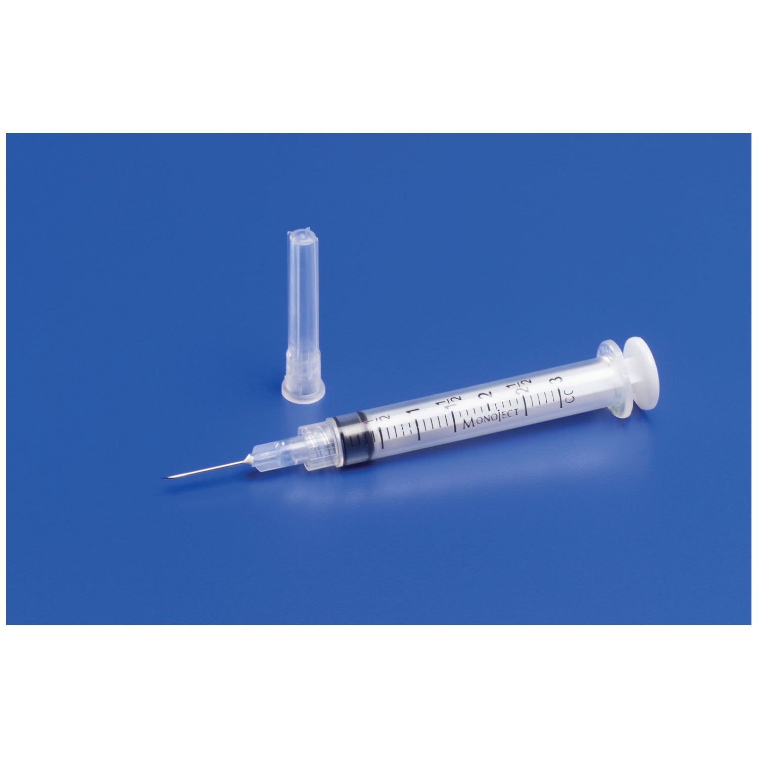CARDINAL HEALTH MONOJECT™ SOFTPACK 3ML SYRINGES "Syringe, 3mL, 23G x 1\", 100/bx, 8bx/cs "