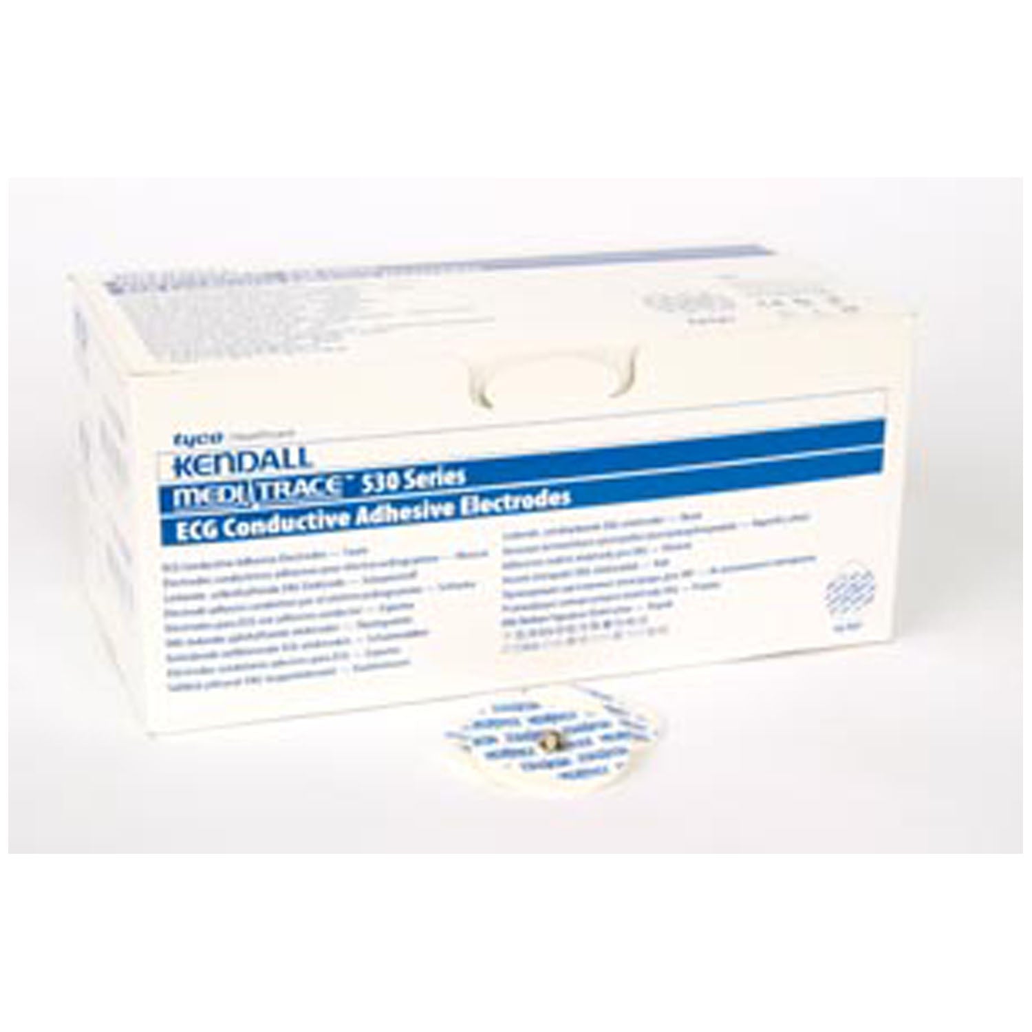 CARDINAL HEALTH 530 SERIES S ECG Electrode, Diaphoretic, Foam 535, 5/pk, 1 pk/ctn, 120 ctn/cs