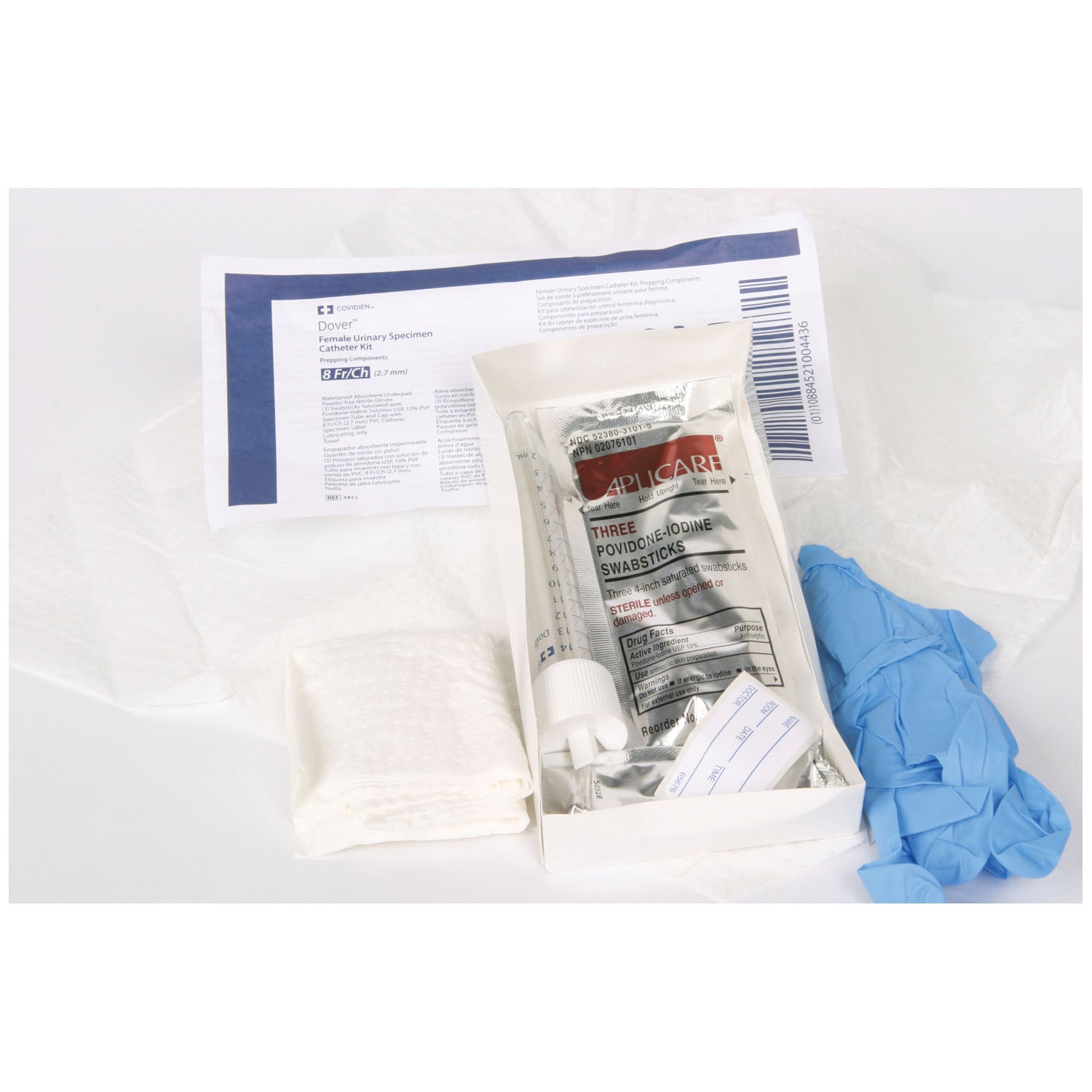 CARDINAL HEALTH FEMALE URETHRAL CATHETERIZATION KIT Female Urethral Catherization Kit, 8FR, 25/ctn