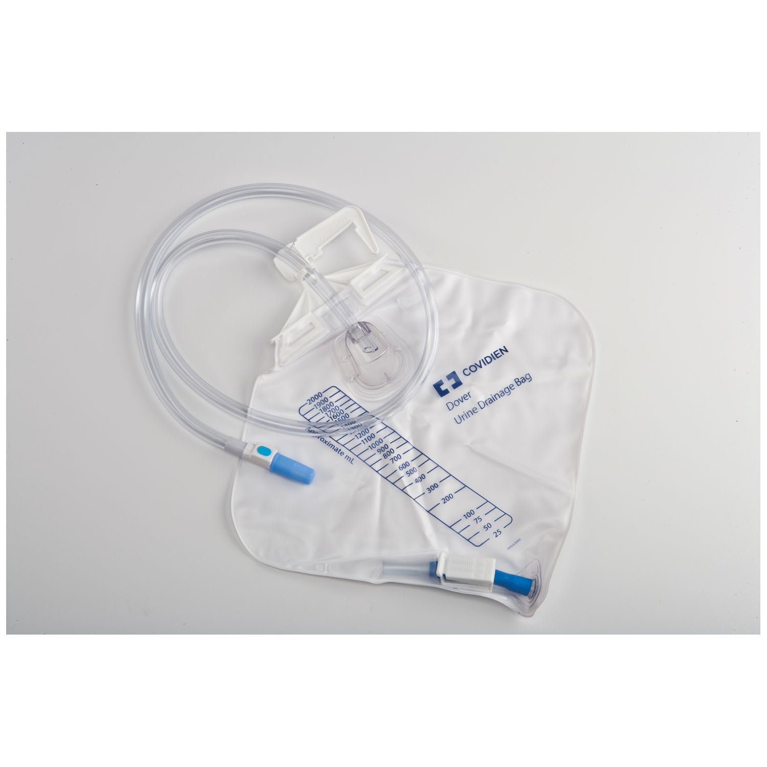 CARDINAL HEALTH DOVER™ ECONOMY DRAINAGE BAGS Drain Bag, 2000mL, Anti-Reflux Chamber, 20/cs