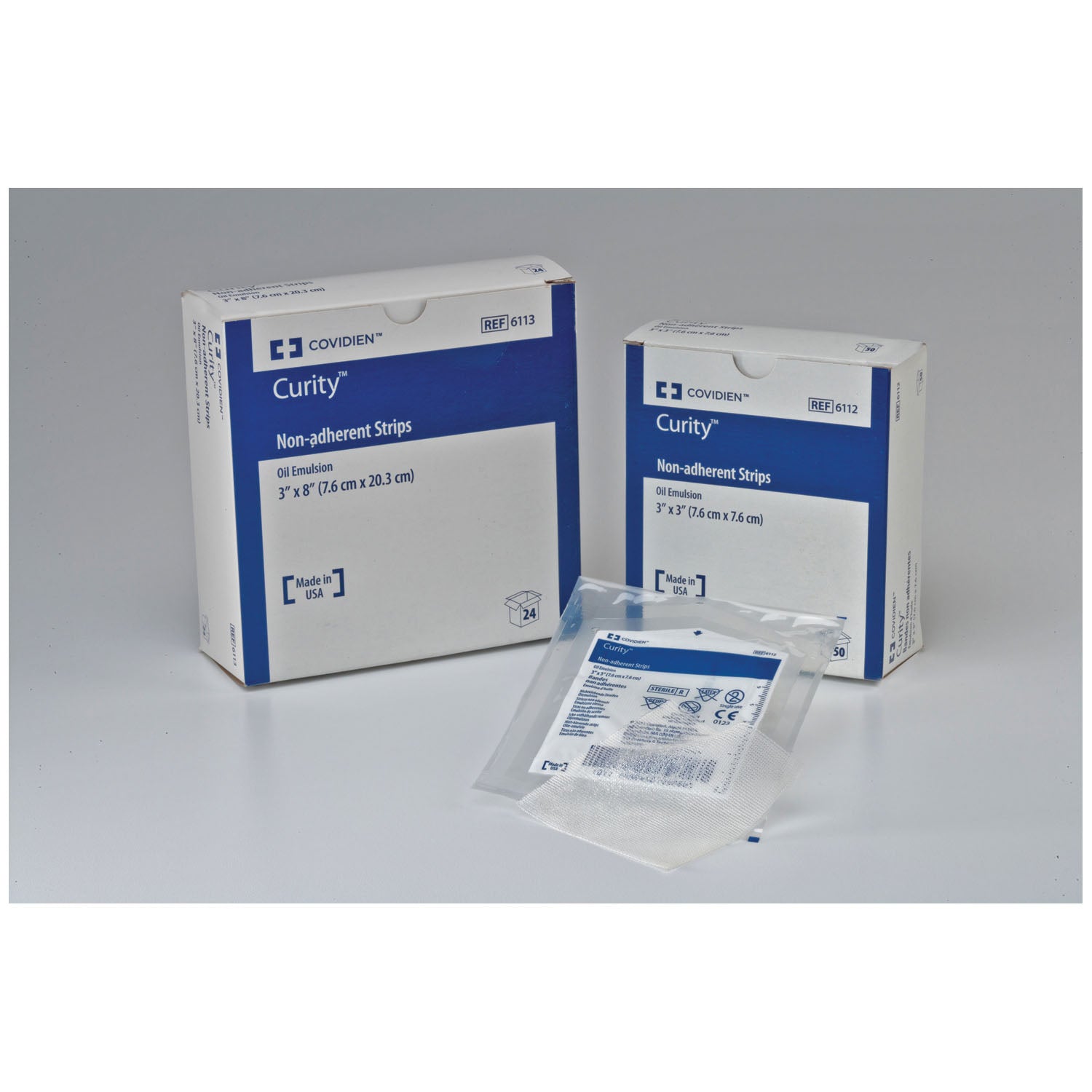 CARDINAL HEALTH CURITY™ NON-ADHERING DRESSINGS "Non-Adhering Dressing, 3\" X 8\", 24/bx, 6 bx/cs "