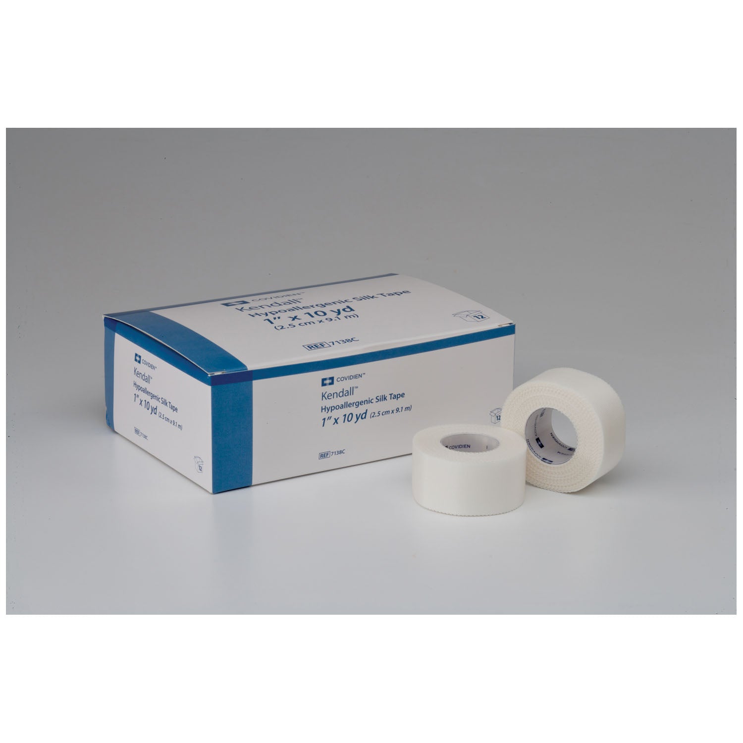 CARDINAL HEALTH SILK TAPE Silk Tape, Hypoallergenic, 1" x 10 yds, Latex Free