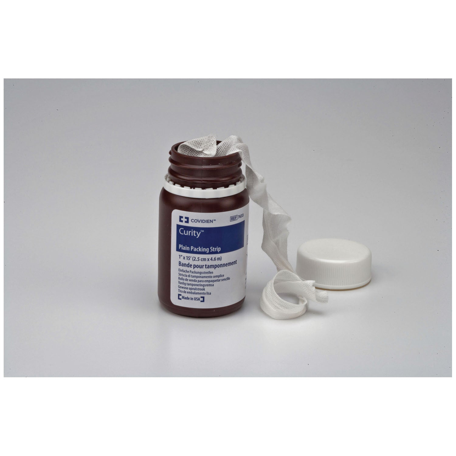 CARDINAL HEALTH CURITY™ S Packing Strip, Plain, 1/4 x 5 yds, 12/cs