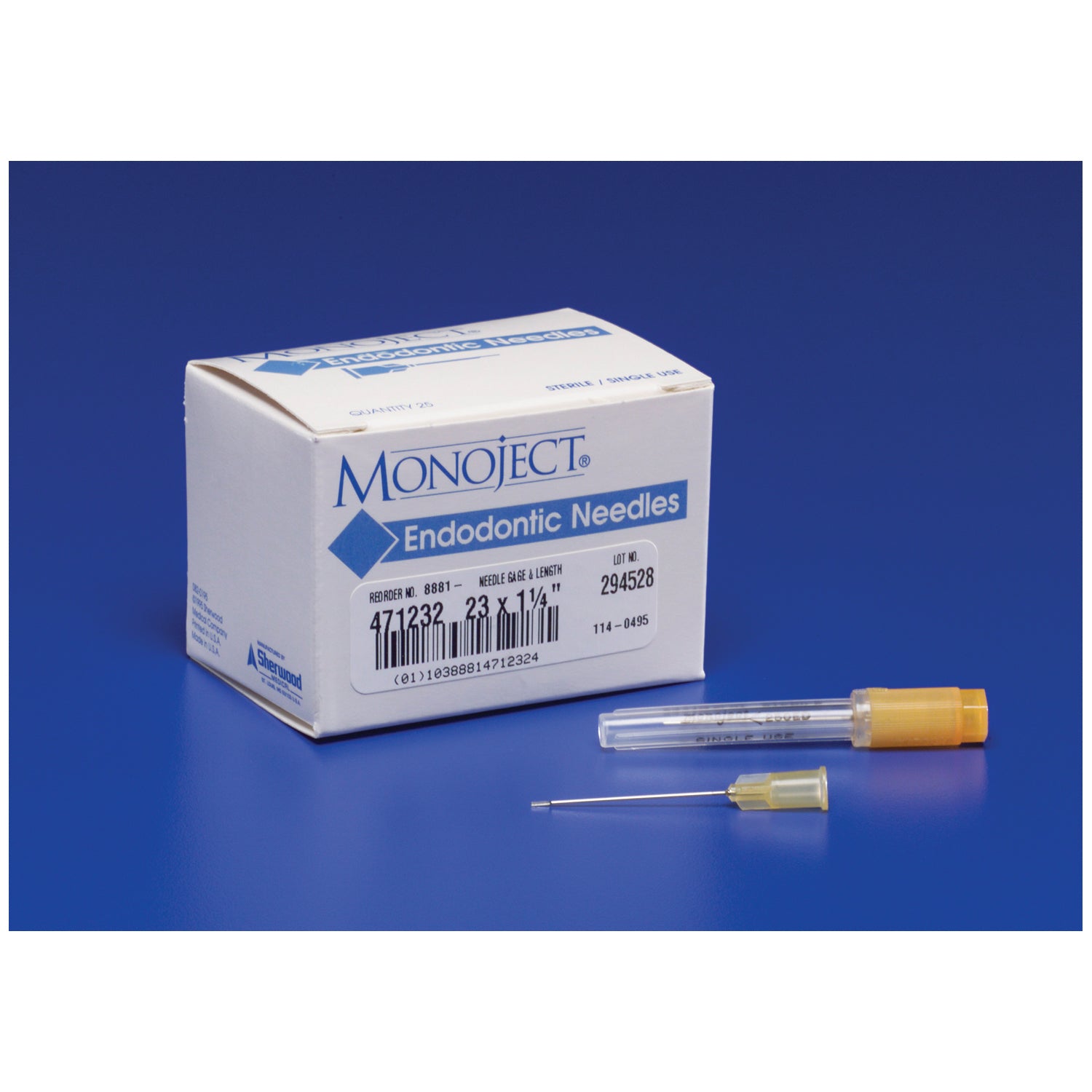 CARDINAL HEALTH MONOJECT™ 471 S Endodontic Irrigation Needle, 23G, x 11/4