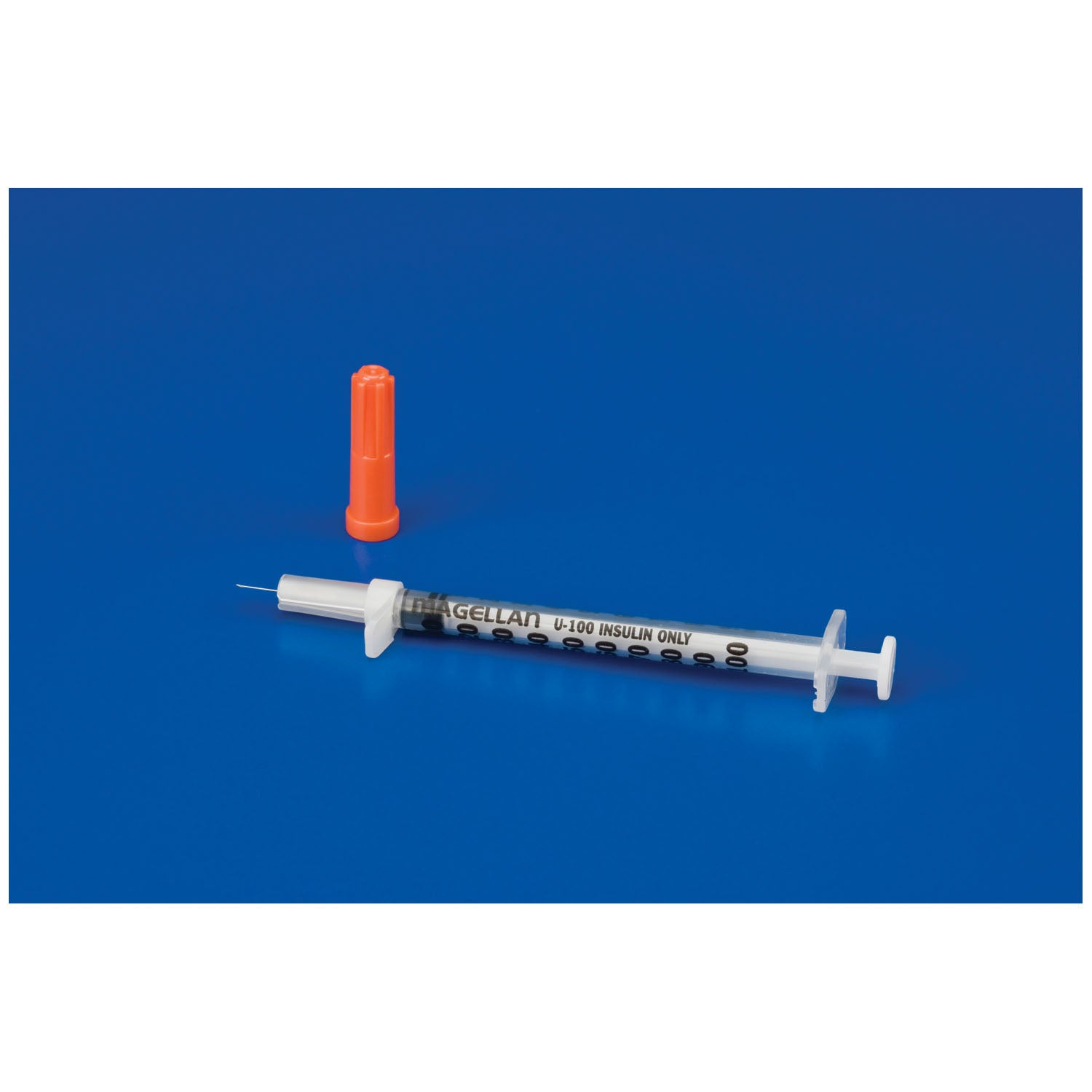 CARDINAL HEALTH MAGELLAN™ INSULIN & TB SAFETY SYRINGE "Tuberculin Safety Syringe Trays, 1mL, 27x1/2\", 20/tray, 40 trays/cs "