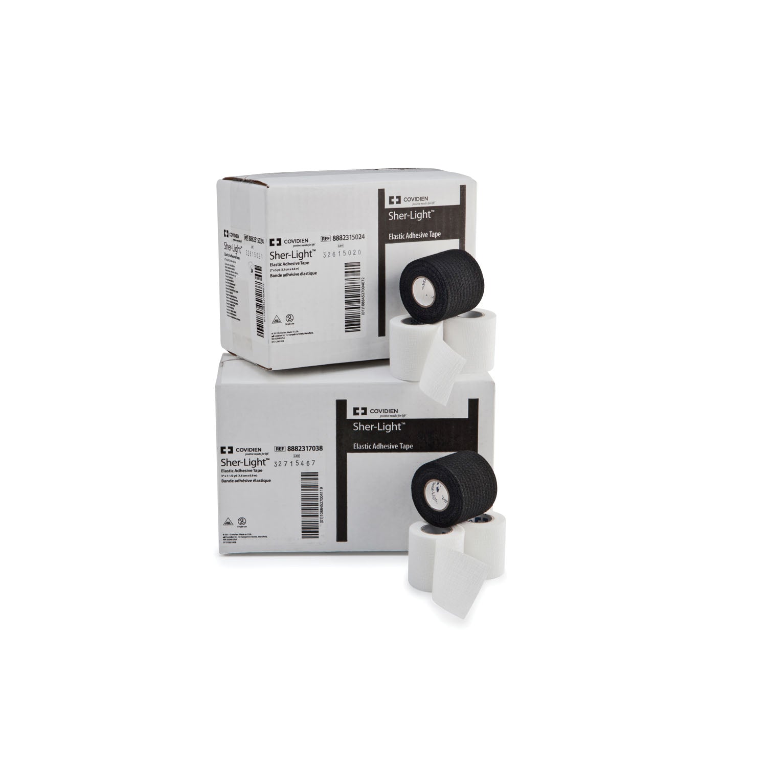 CARDINAL HEALTH SHER-LIGHT ELASTIC ADHESIVE ATHLETIC TAPE "Athletic Tape, 3\" x 71/2 yds "