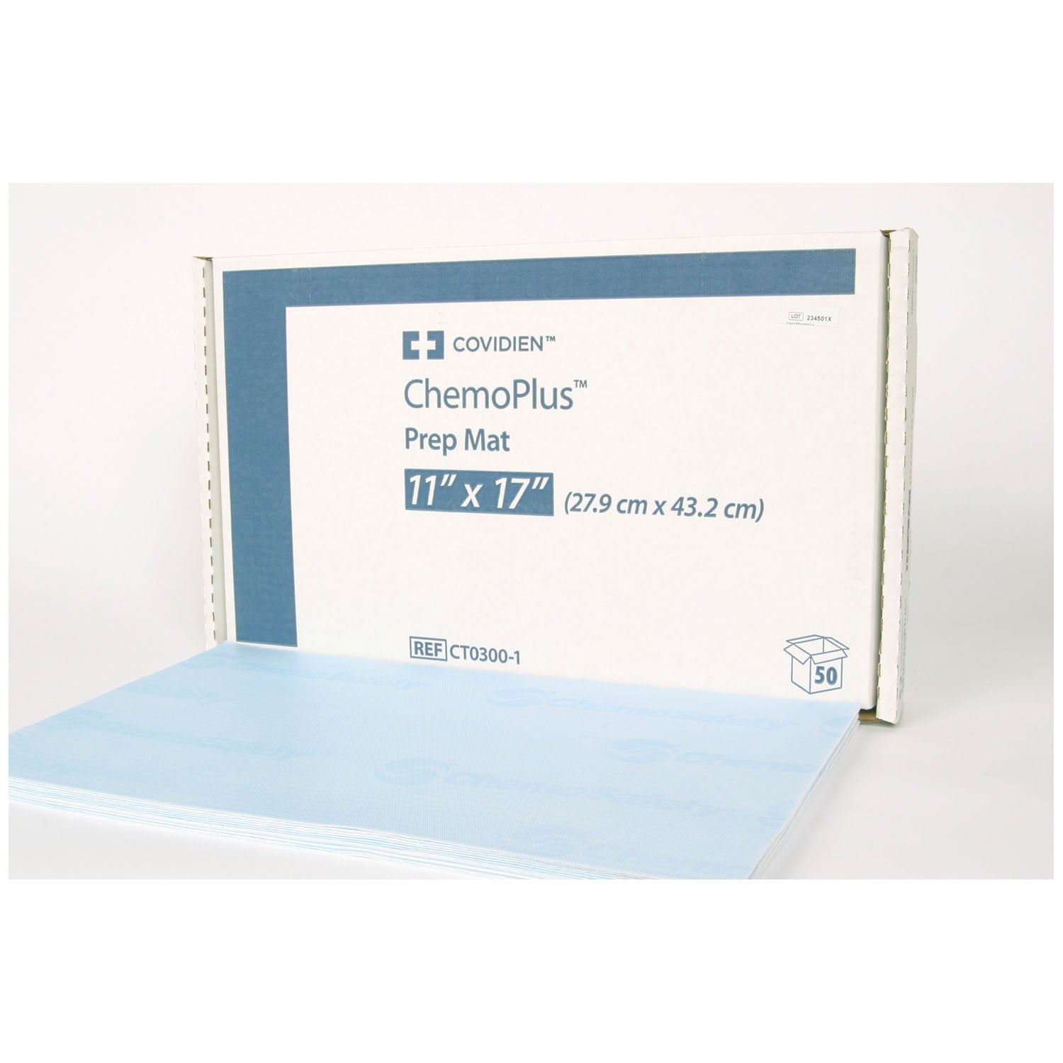 CARDINAL HEALTH CHEMOPLUS™ PREP MATS "Prep Mat, Spill Absorbent, 11\" x 17\", 250/cs "