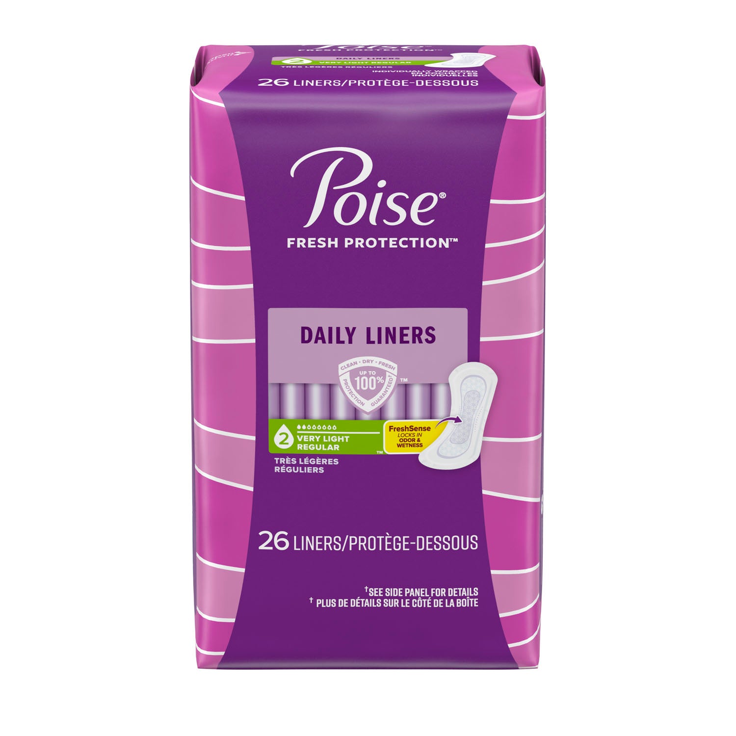 KIMBERLY-CLARK POISE® Liners, Very Light, 26/pk, 8 pk/cs