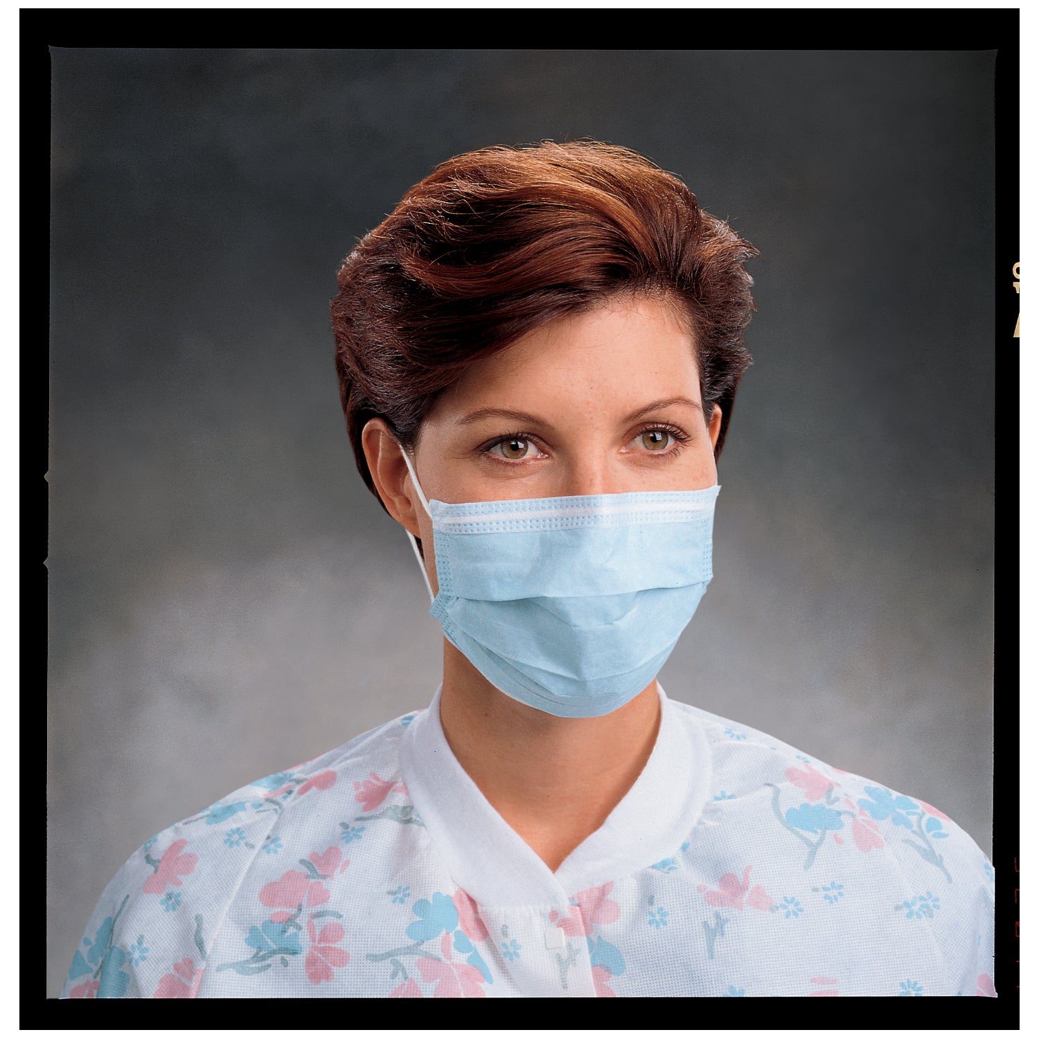 HALYARD STANDARD FACE MASKS Procedure Mask, Blue, 50/pkg, 10 pkg/cs