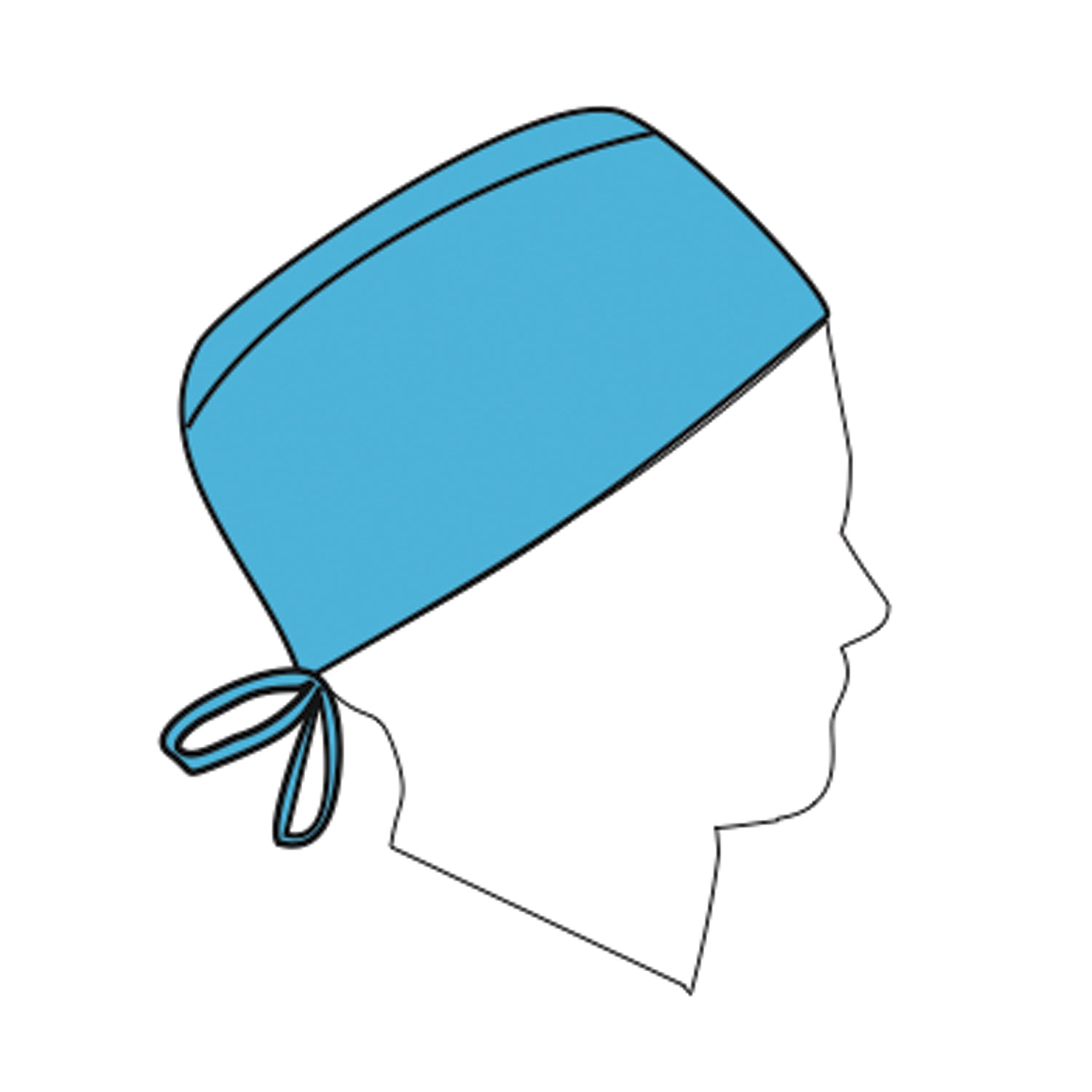 HALYARD PROTECTIVE SURGICAL CAP Surgical Cap, Blue, Universal, 100/bx, 3 bx/cs