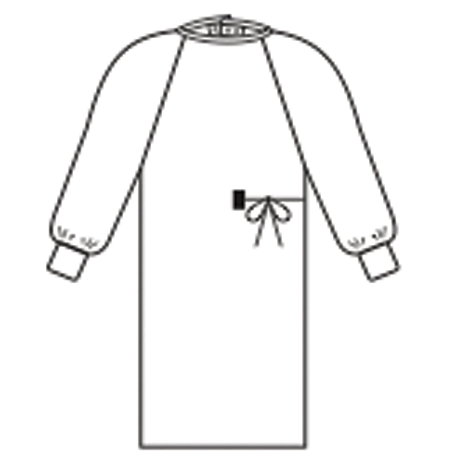 HALYARD EVOLUTION® S Surgical Gown, Evolution® 4 Fabric, Non-Reinforced, Towel, Sterile, Large, 36/cs