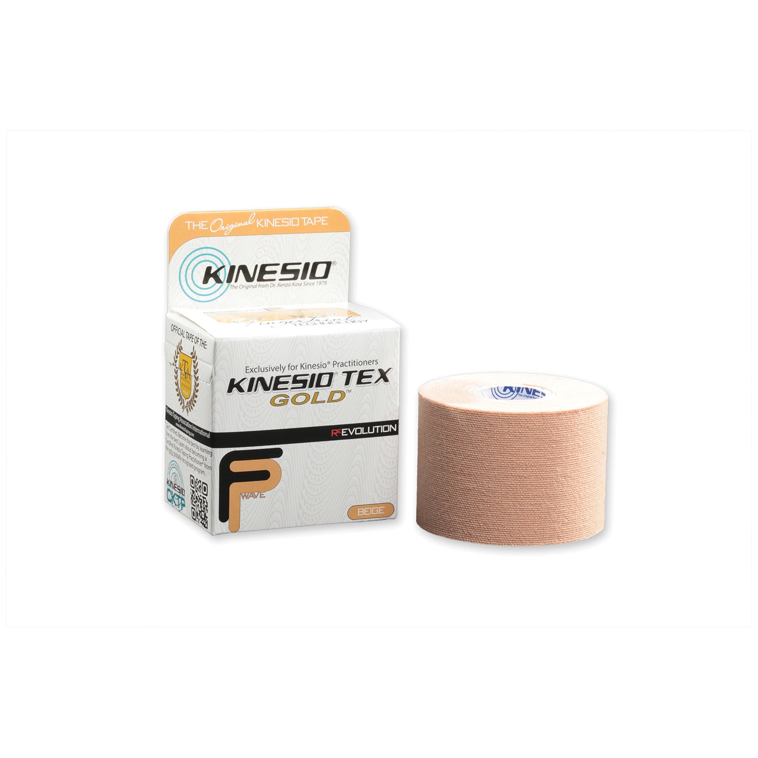 KINESIO TEX GOLD FP TAPE "Gold FP Tape, 2\" x 51/2 yds, Beige, 6 rl/bx (090305)"