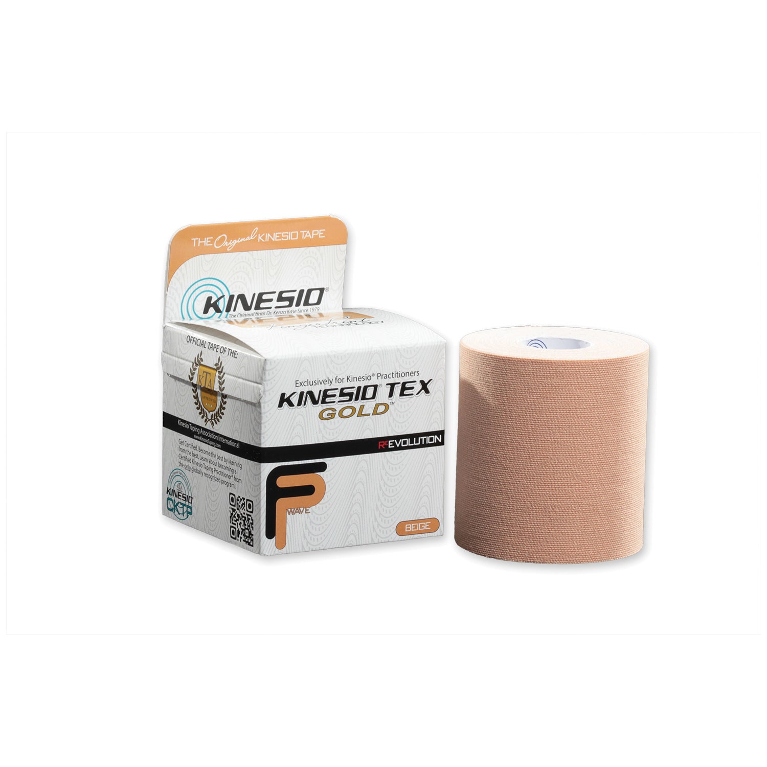 KINESIO TEX GOLD FP TAPE "Gold FP Tape, 3\" x 51/2 yds, Beige, 4 rl/bx (090306)"