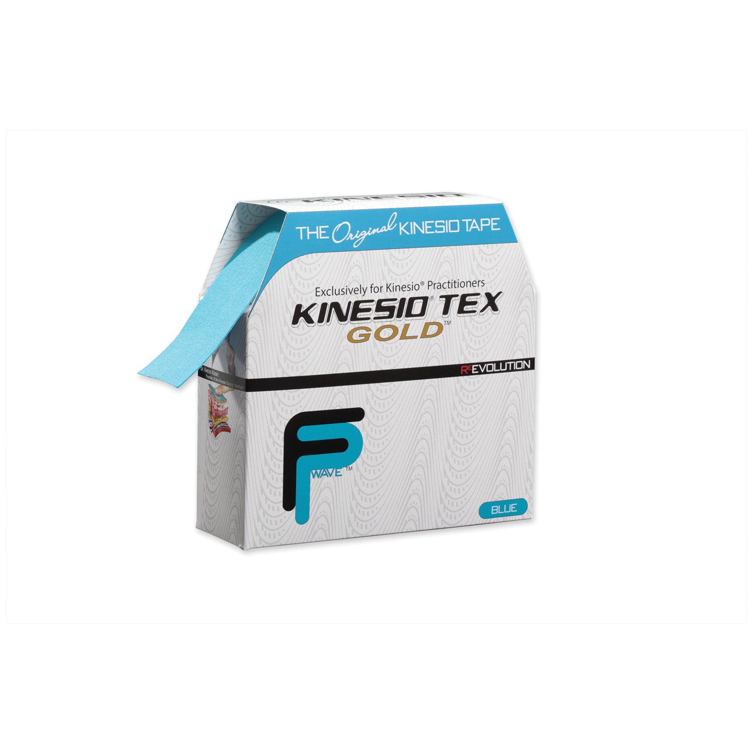 KINESIO TEX GOLD FP TAPE "Gold FP Tape, 2\" x 34 yds, Blue, Bulk, 1 rl/ea (090312)"