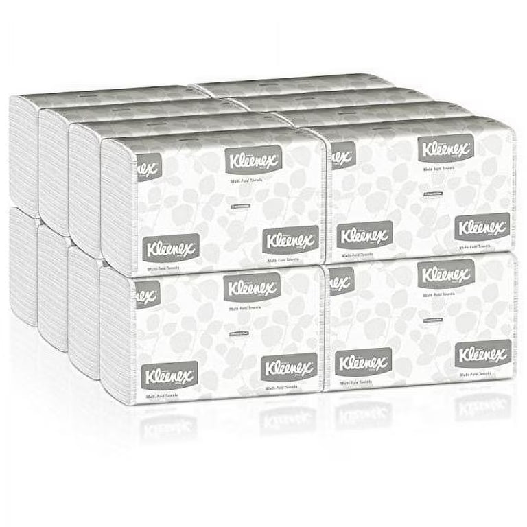 KIMBERLY-CLARK FOLDED TOWELS Kleenex® Multi-Fold Towels, 1-Ply, 150 sheets/pk, 16 pk/cs