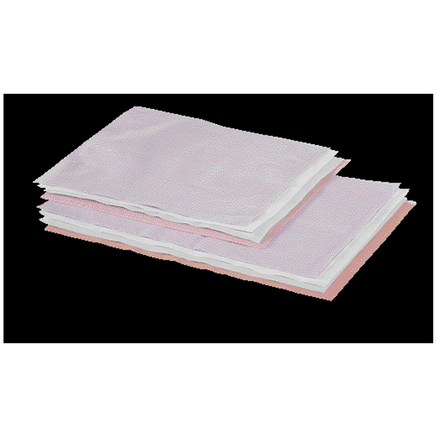 MEDICOM HEAD REST COVERS "Head Rest Cover, 10\" x 10\", Tissue Poly, White, 500/cs (Not Available for sale into Canada)"