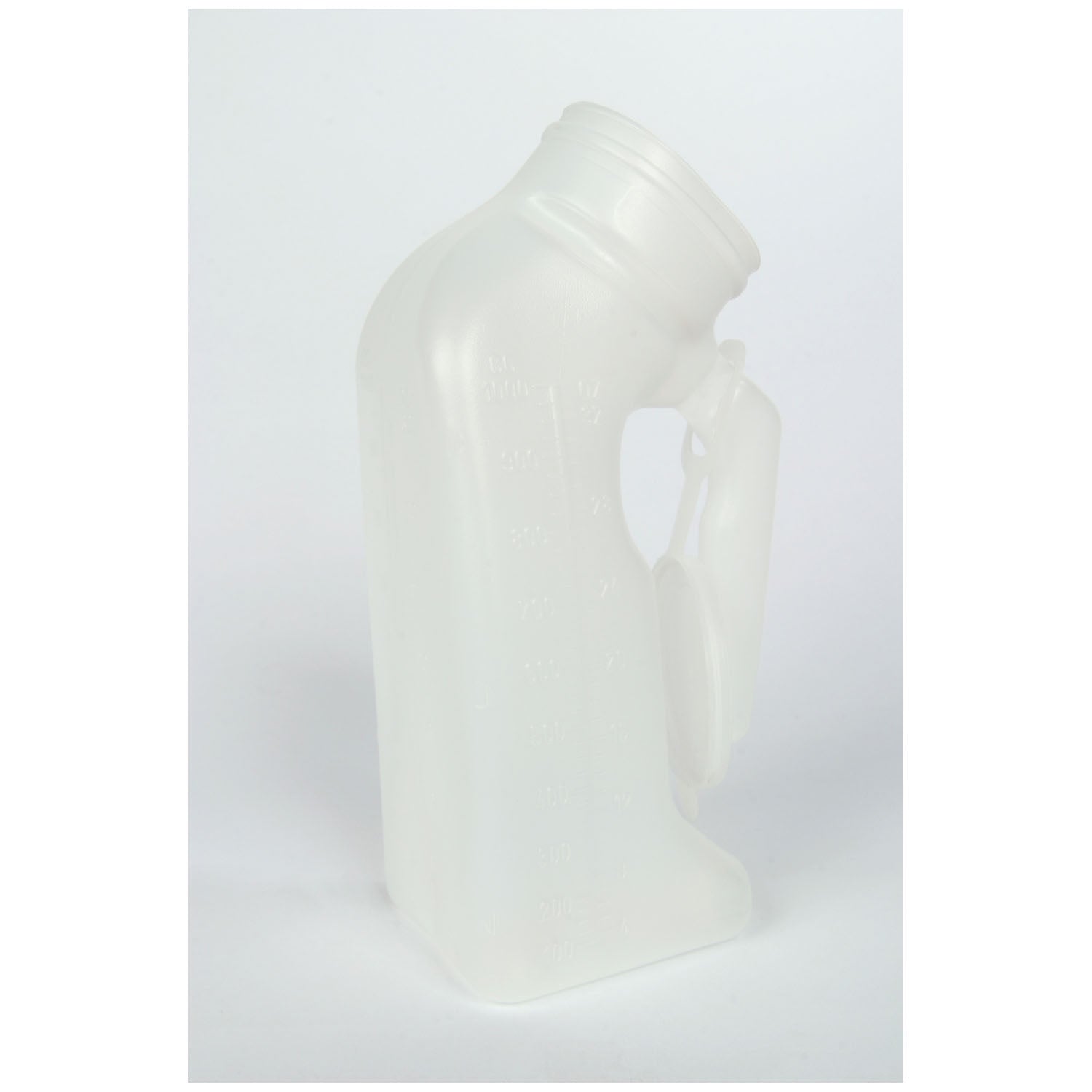 MEDEGEN MALE URINALS Translucent Base, Gold Lid, 50/cs