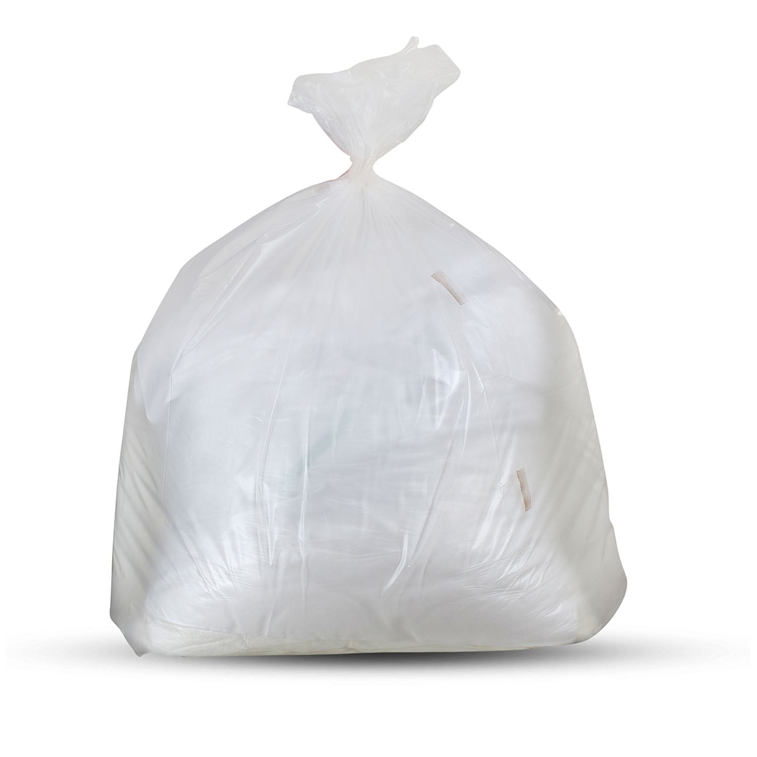 MEDEGEN AUTOCLAVABLE BIOHAZARD BAGS "Biohazard Waste Bag, 38\" x 47\", Clear/ No Print, 1.8 mil, 44 Gal, 100 rl/cs"