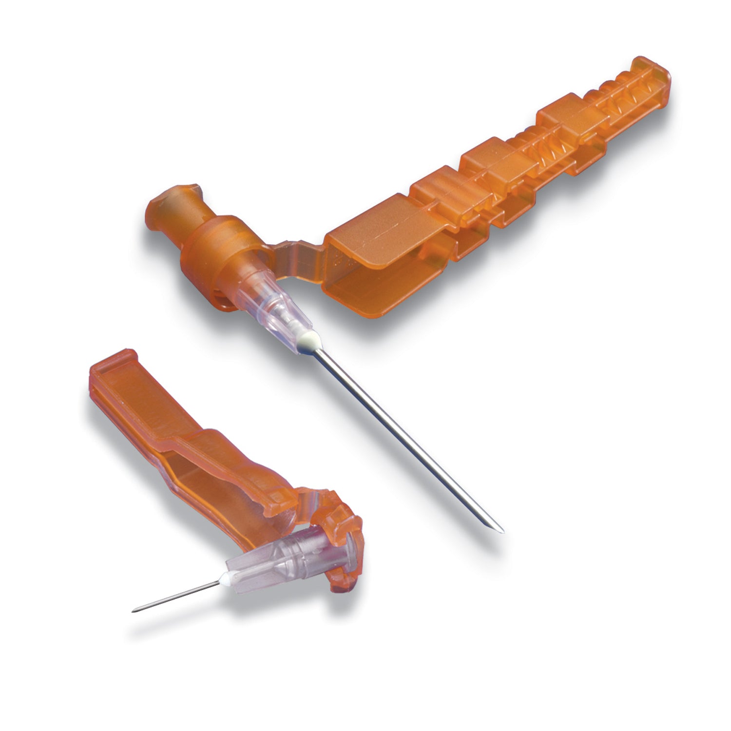 ICU MEDICAL HYPODERMIC NEEDLE-PRO® SAFETY NEEDLES "Needle, Safety, Hypodermic, 25G x 1\", Hub Color Orange, 100/bx, 8 bx/cs "