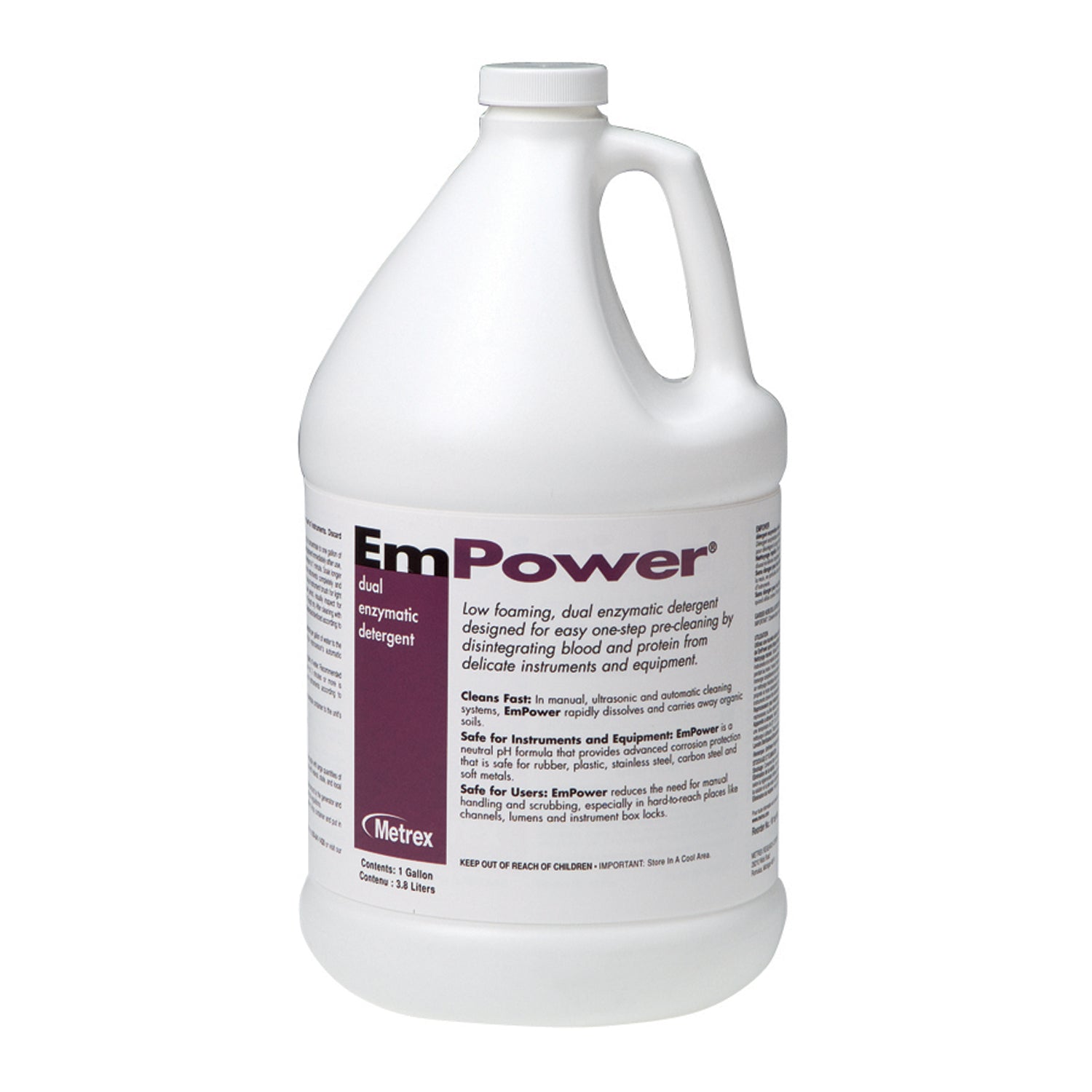 METREX EMPOWER™ MULTI ENZYMATIC DETERGENT EmPower Gallons, 4/cs