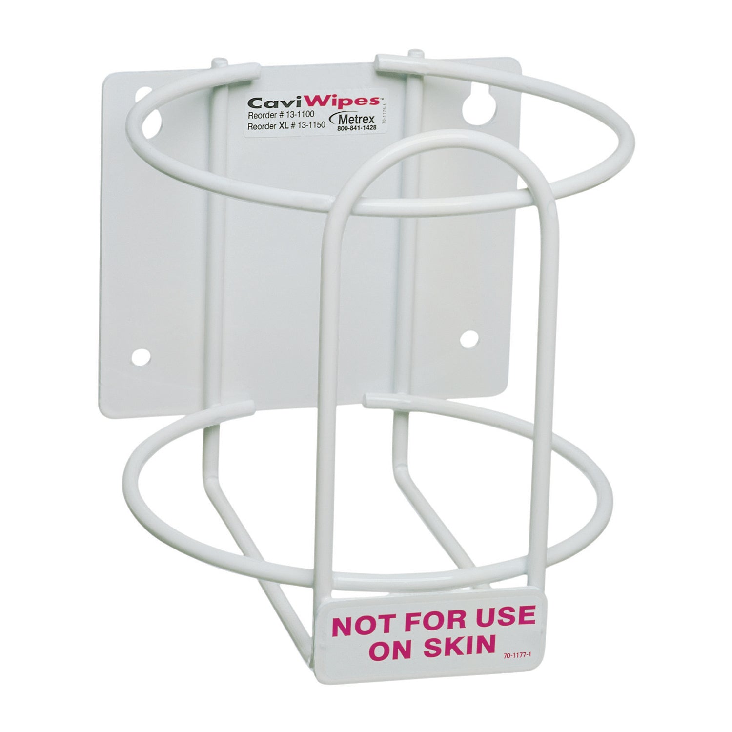 METREX CAVIWIPES™ DISINFECTING TOWELETTES Accessories: Wall Bracket For CaviWipes, 12/cs